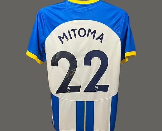 Kaoru Mitoma's Brighton & Hove Albion 2022/23 Signed Shirt - CharityStars