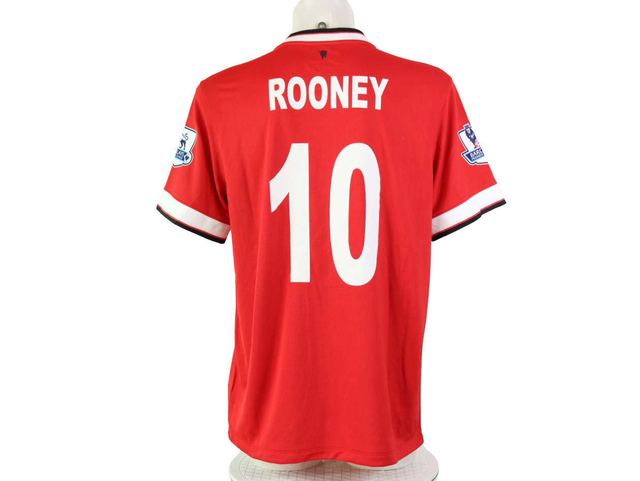 Rooney Official Manchester United Shirt, 2014/15 - CharityStars