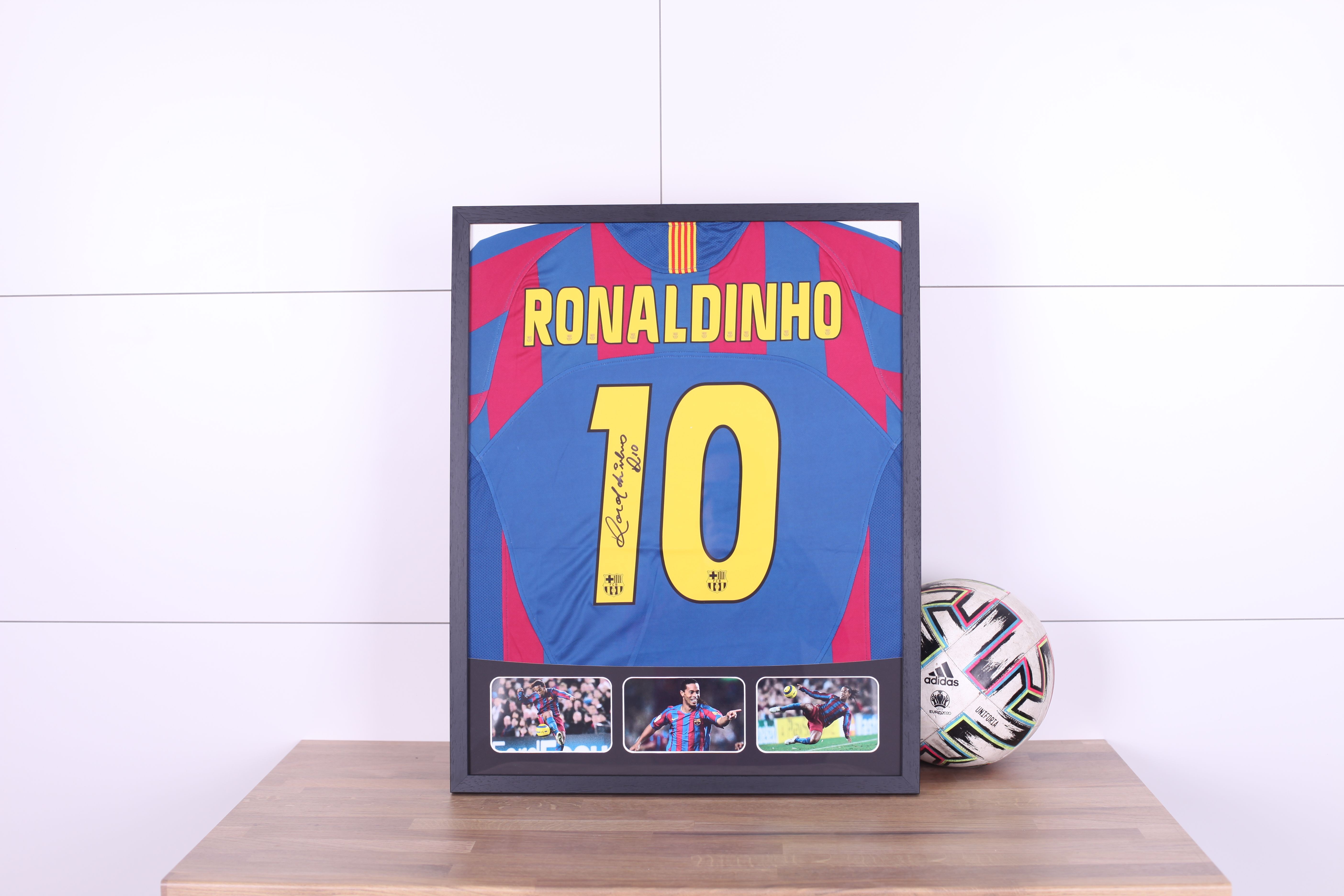 Ronaldinho's Official Barcelona Signed Shirt, 2006/07 - CharityStars