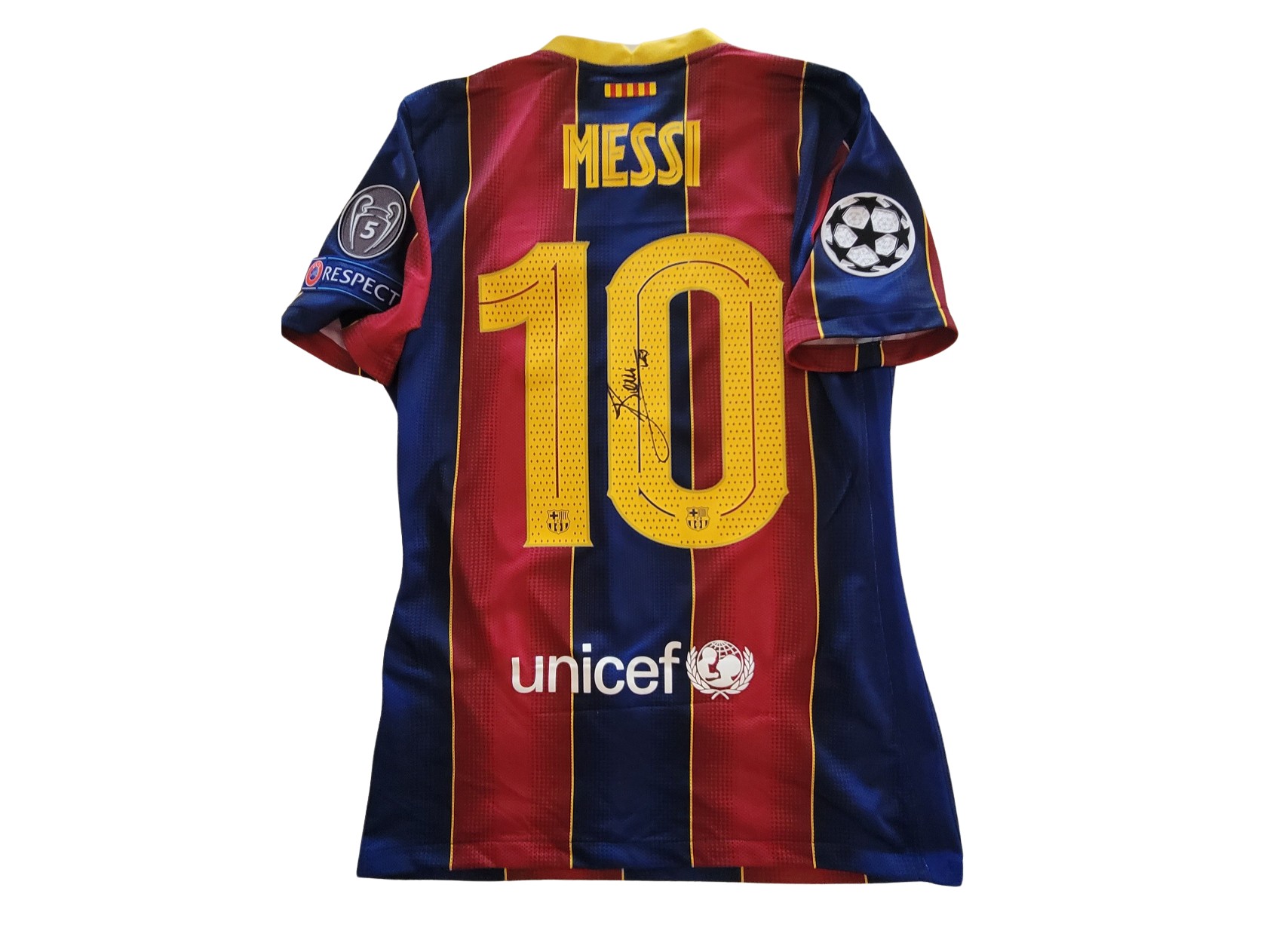 Messi's Official Barcelona Signed Shirt, 2007/08 - CharityStars