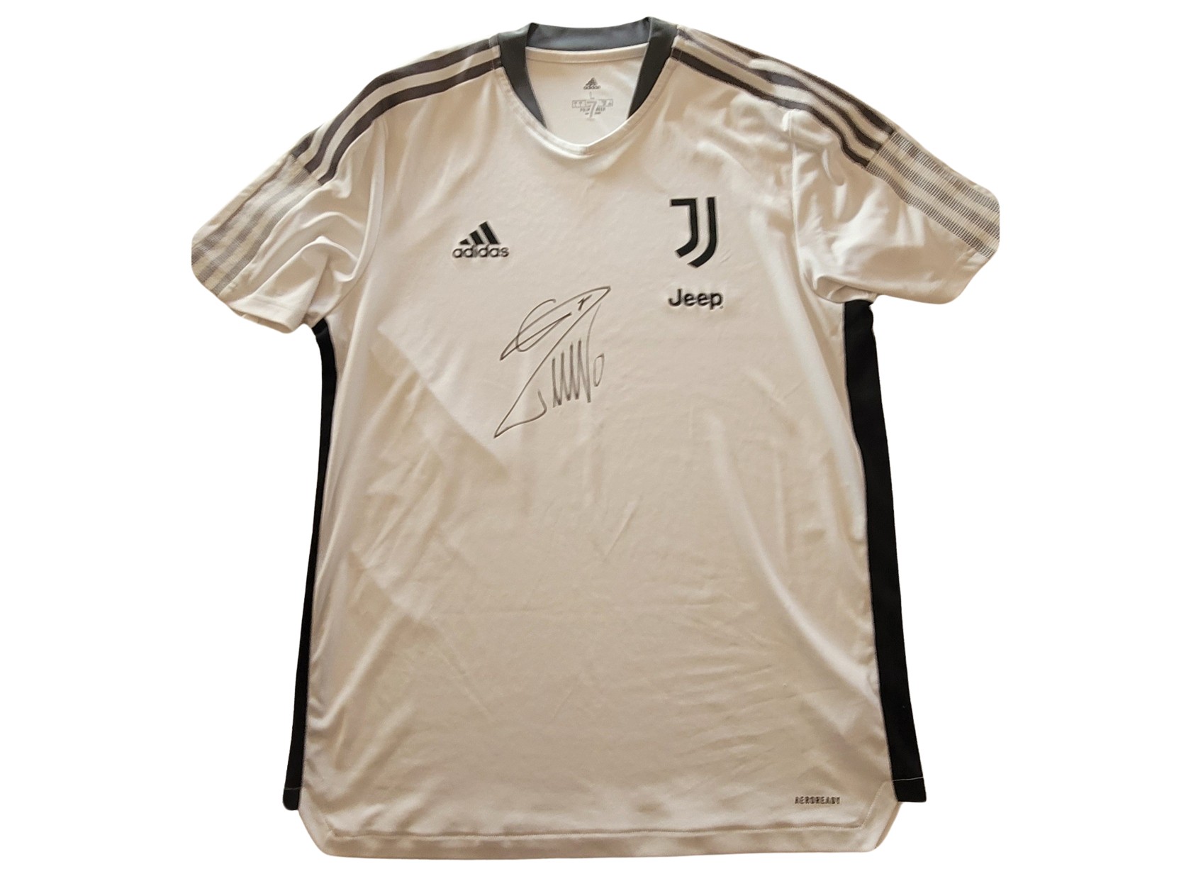 Juventus Training Shirt, 2021/22 - Signed by Cristiano Ronaldo