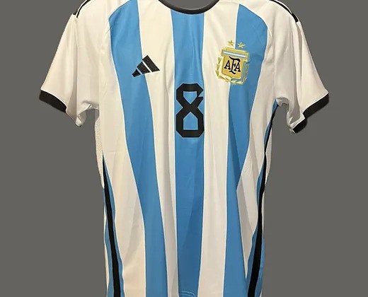 Marcos Acuña 8 Argentina 2022-23 Men Home World Cup Patch Fan Version -  Praise To Heaven