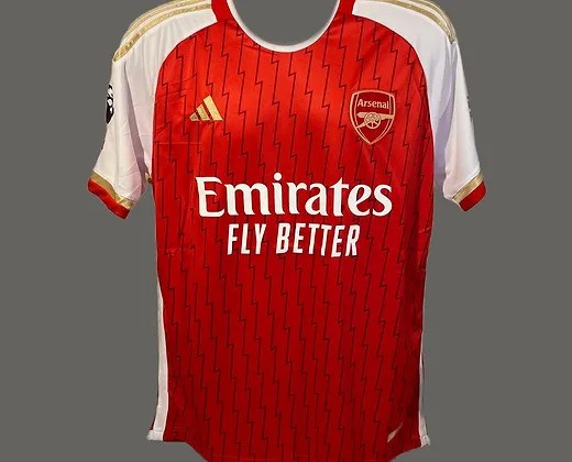 Oleksandr Zinchenko Signed Arsenal Shirt 2022-23 Home [35] – The Vault