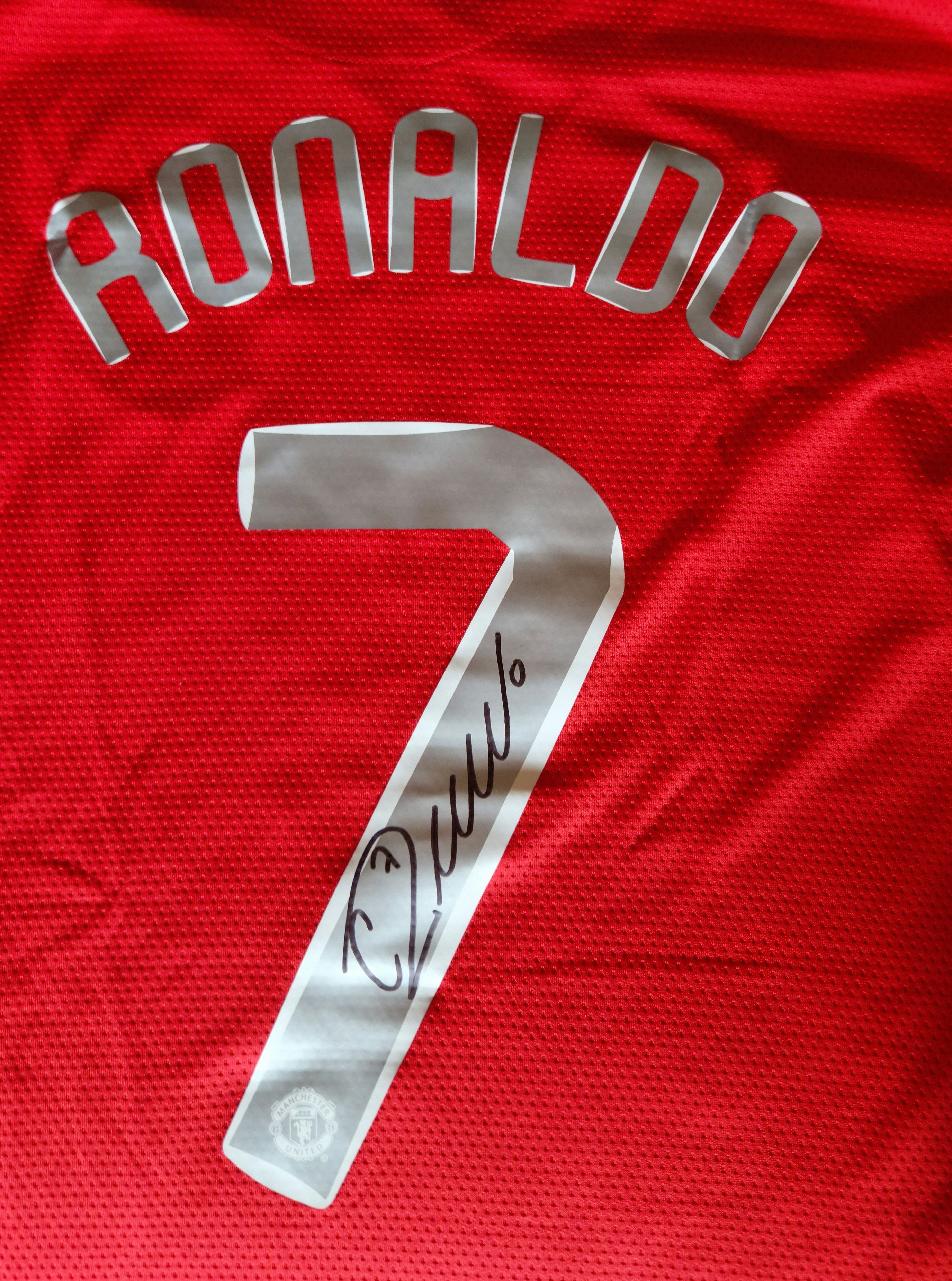 Cristiano Ronaldo Manchester United Signed Shirt - CharityStars