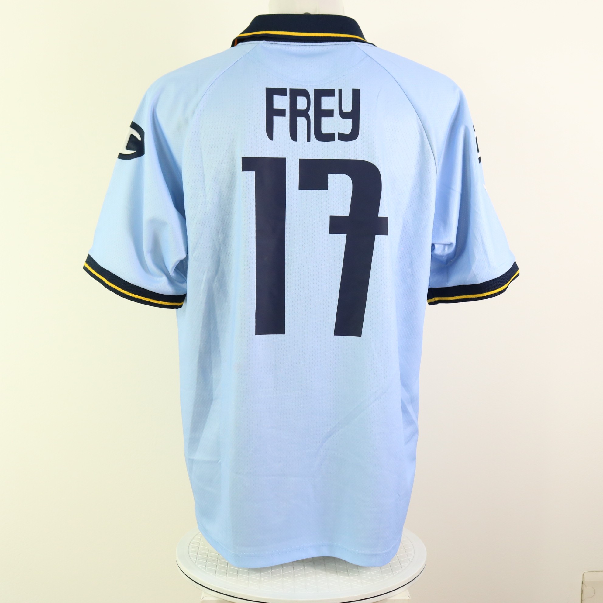 Maillot AC Parma Match Worn 2004/2005 Vintage Avec COA