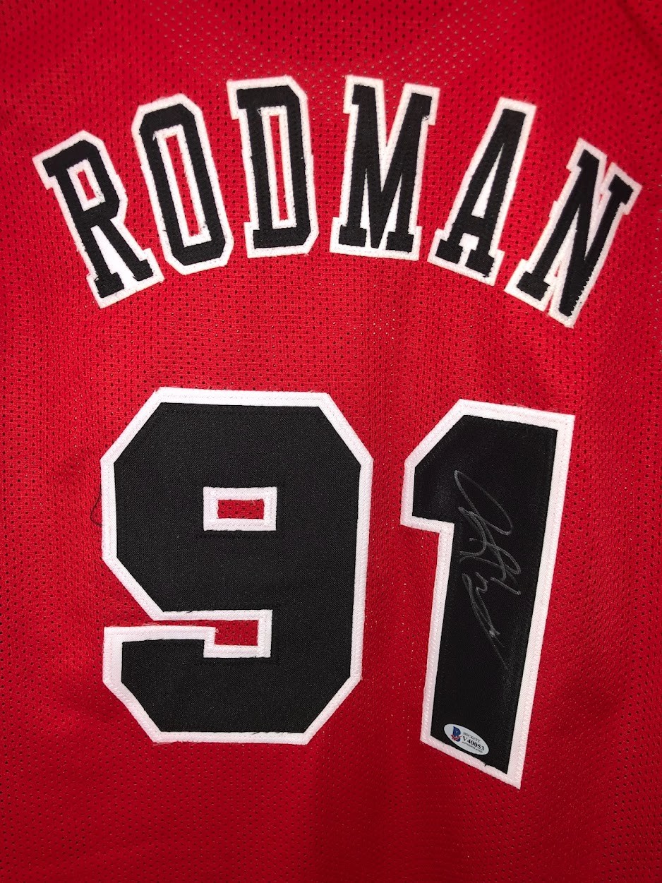 Rodman's Official Chicago Bulls Signed Jersey - CharityStars