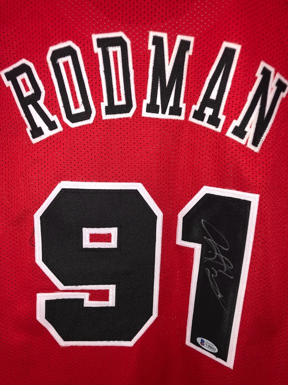Charitybuzz: Dennis Rodman Signed Bulls Jersey