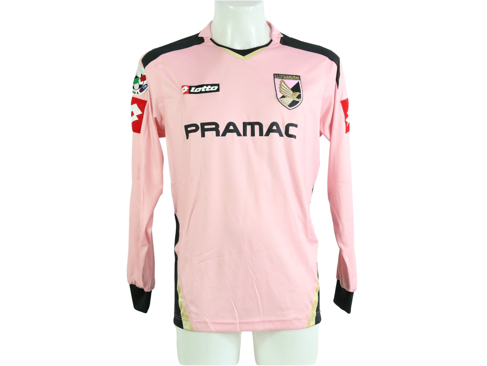 2007/08 Palermo Away Football Shirt / Old Lotto Sicily Soccer Jersey