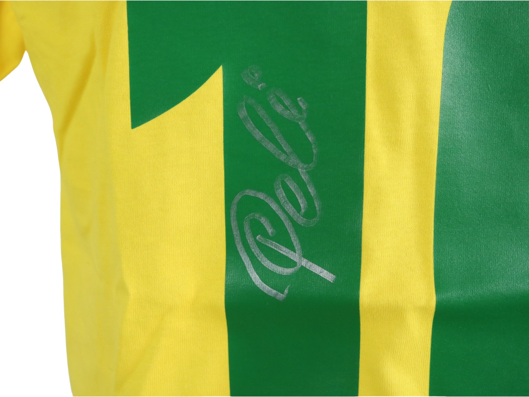 Maglia ufficiale Pele Brasile - Autografata - CharityStars