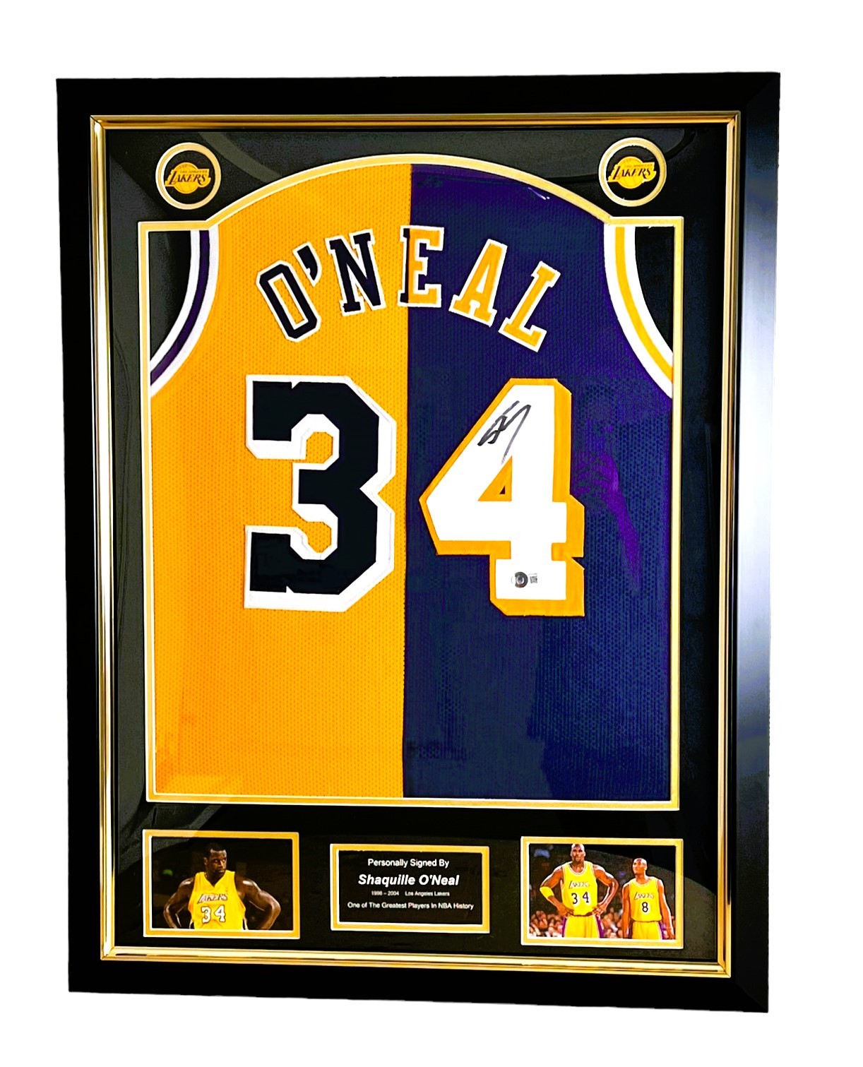 Bleachers Sports Music & Framing — Shaquille O'Neal Signed Los Angeles  Lakers Jersey - JSA COA Authenticated - Professionally Framed