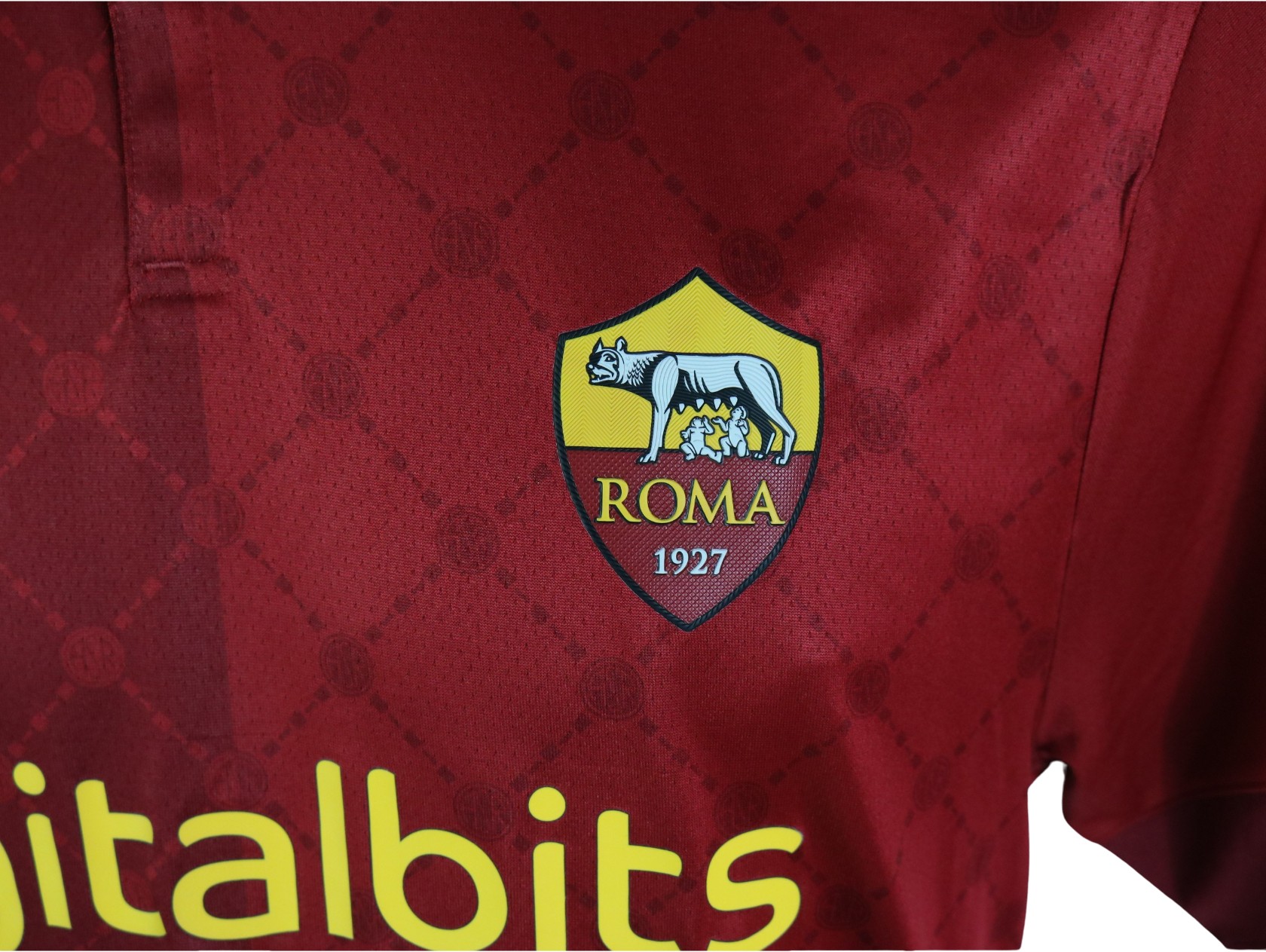 ROMA A.S. 2021/2022 CONFERENCE LEAGUE UNWASHED MATCH WORN SHIRT vs CSKA SOFIA *MANCINI GIANLUCA