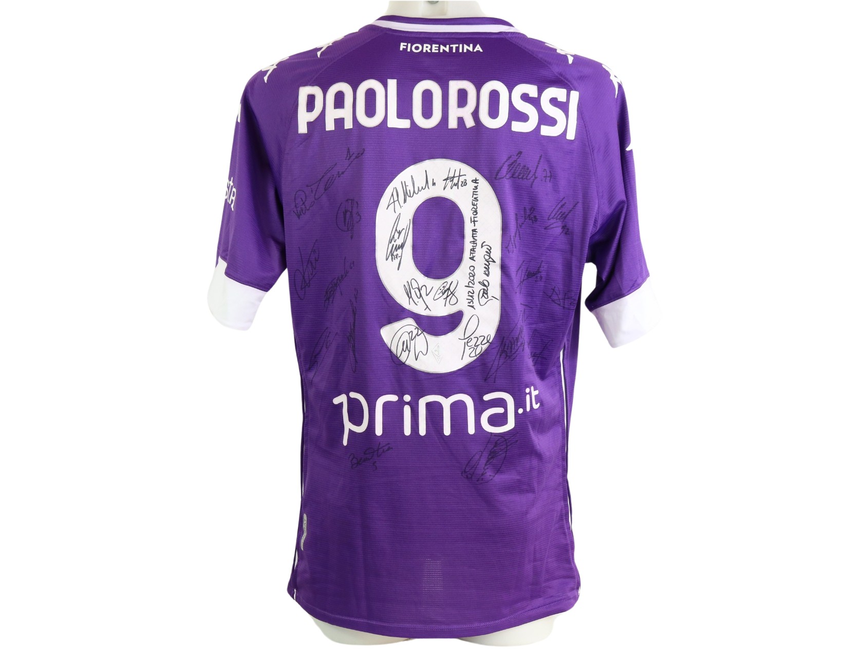 Nico Gonzalez's Match Shirt, Fiorentina vs Bologna 2023 - Signed