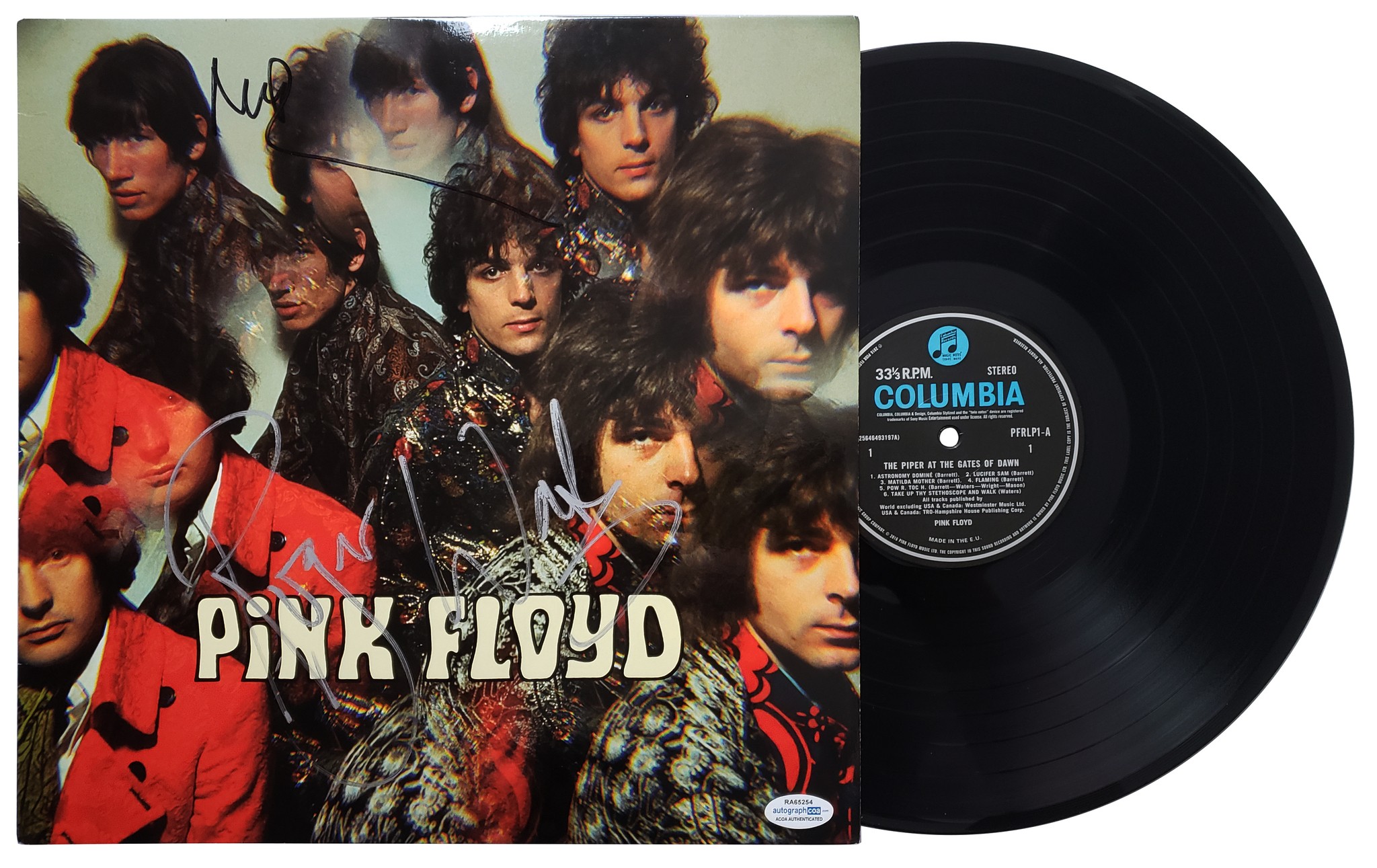 LP in vinile firmato da Roger Waters e Nick Mason dei Pink Floyd