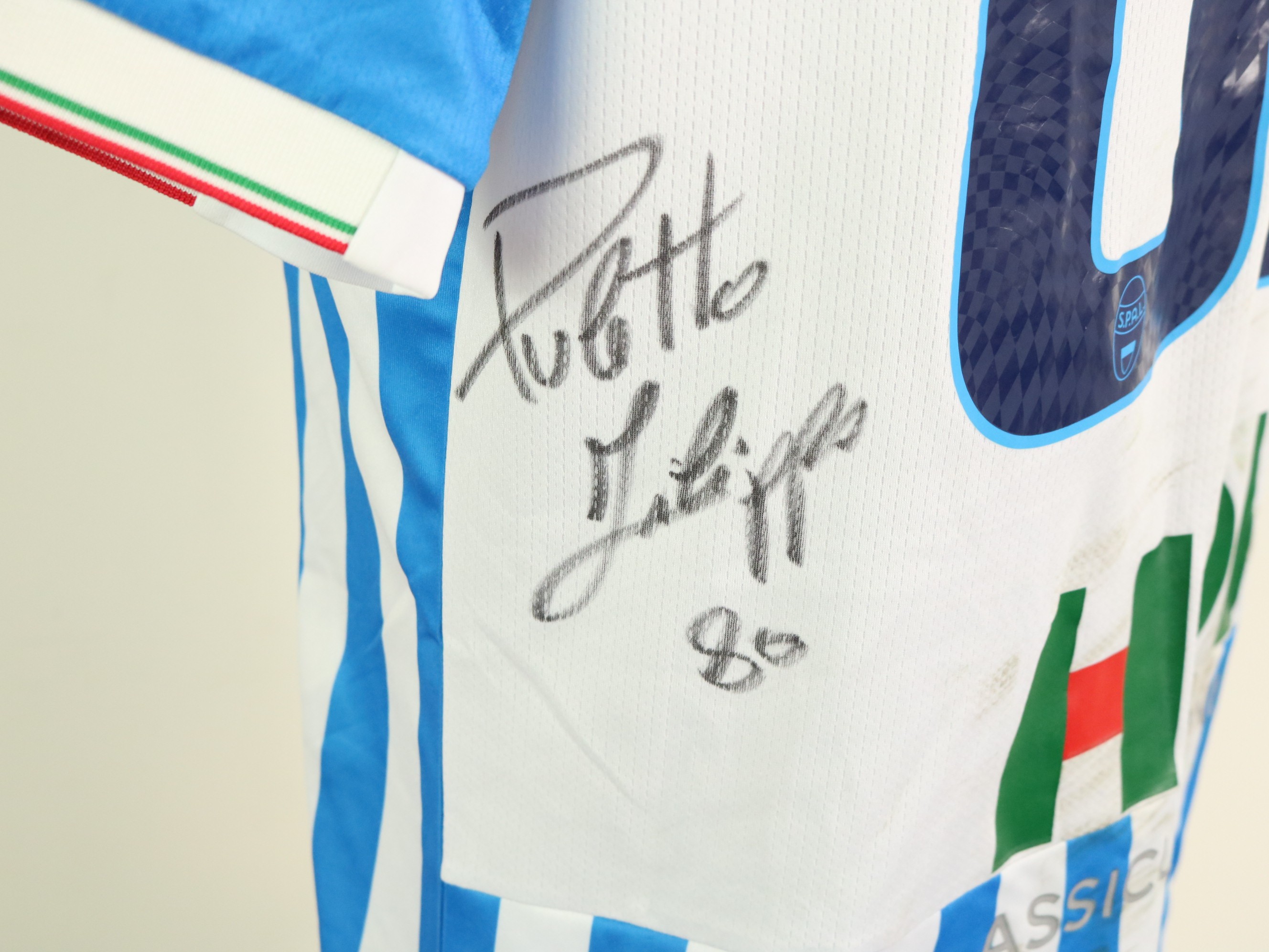 Puletto s Unwashed Signed Shirt Arezzo vs SPAL 2023 CharityStars