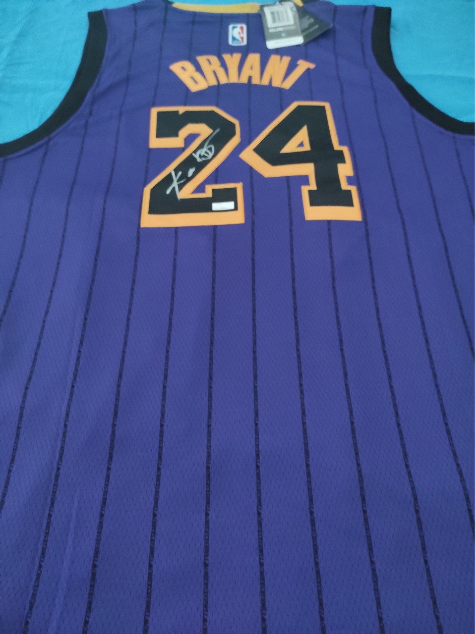 Lakers No8 Kobe Bryant Gold Basketball Swingman City Edition 2019/20 Jersey