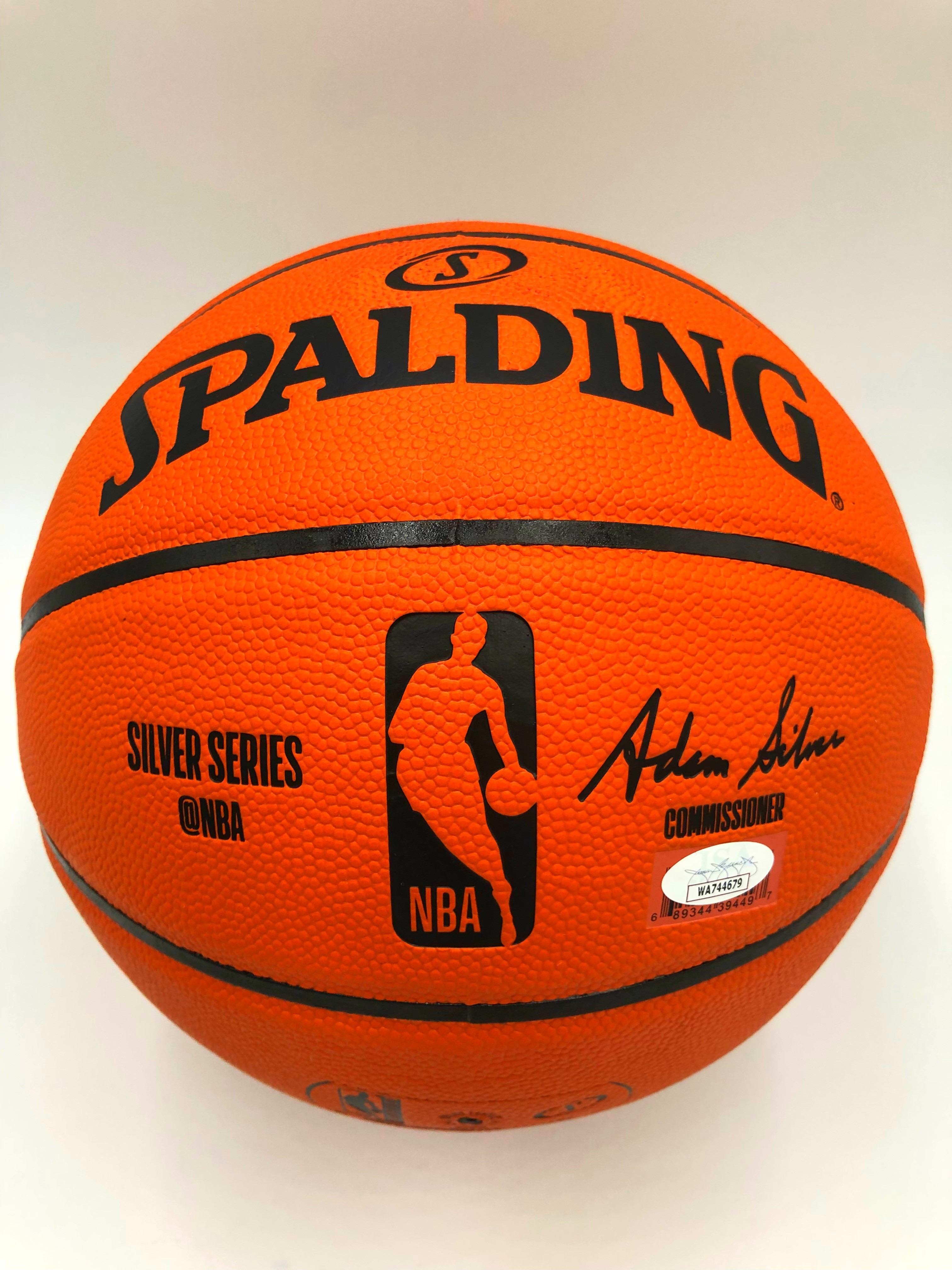 Karl Malone Signed Basketball In Display Case - CharityStars