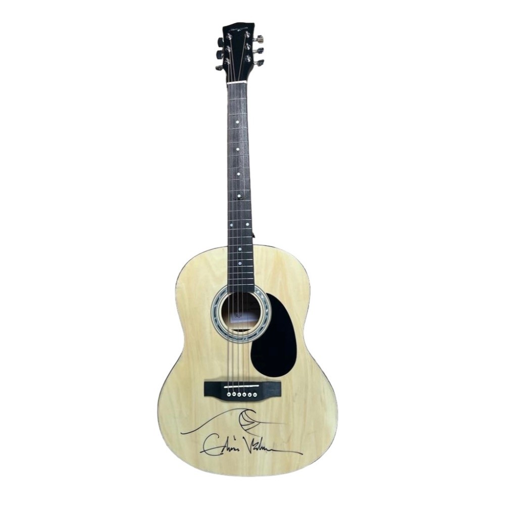 Eddie Vedder of Pearl Jam Signed Acoustic Guitar - CharityStars