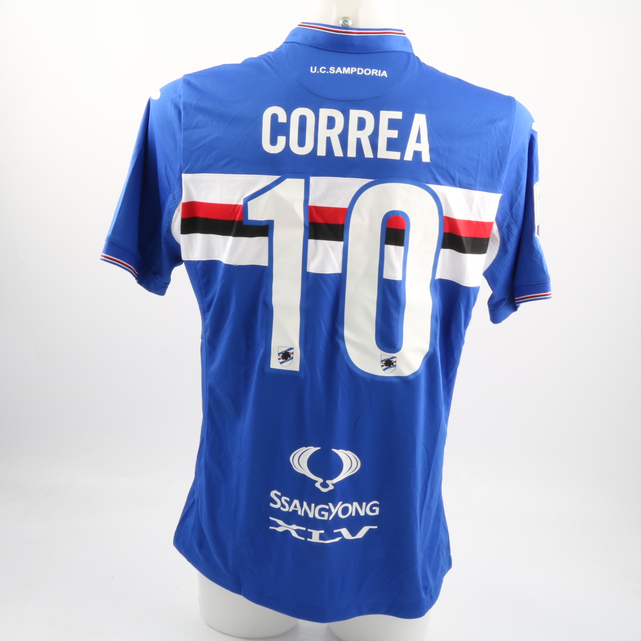 Maglia Correa, preparata Sampdoria-Genoa, Serie A 8/5/16 - CharityStars