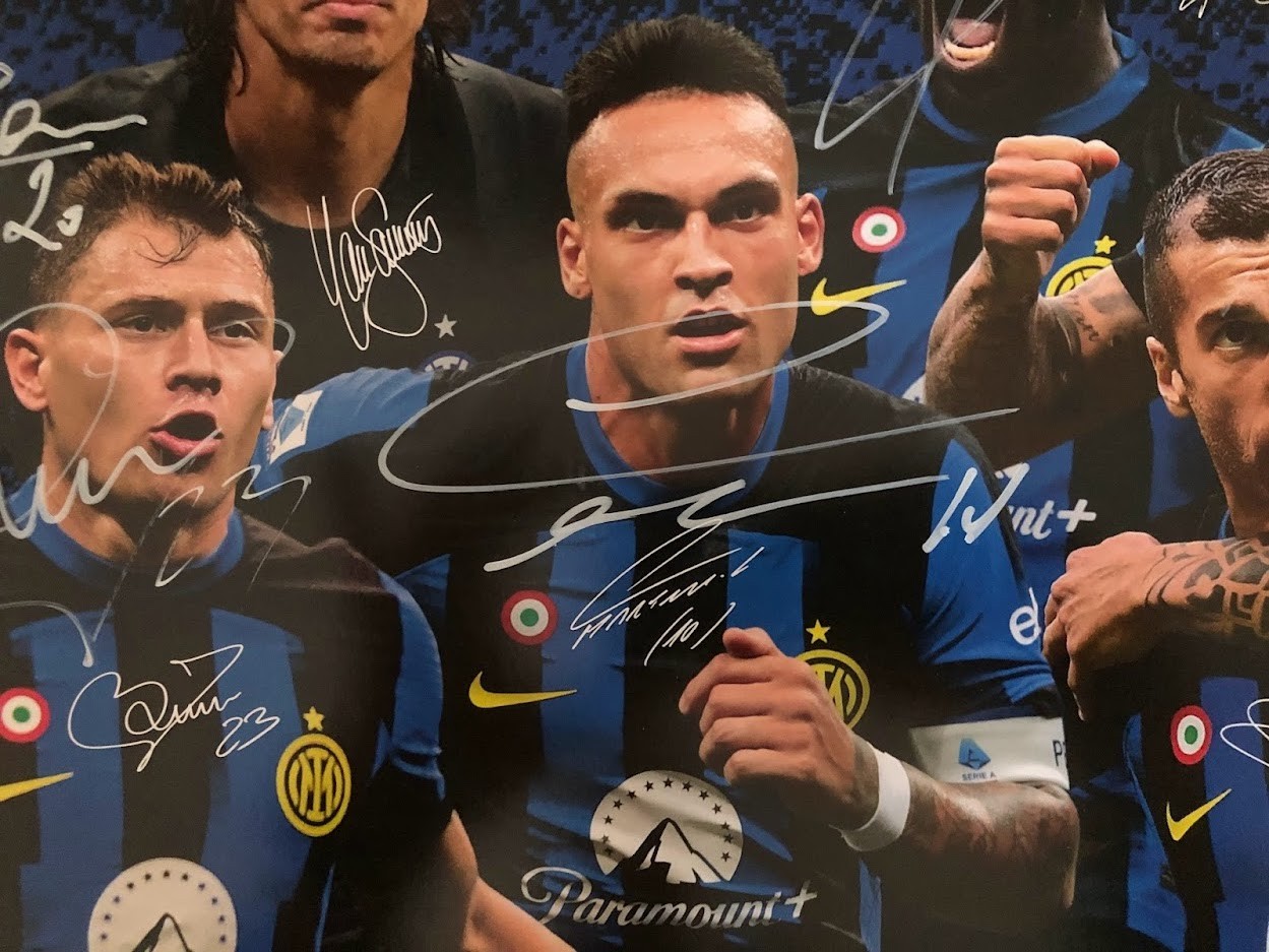 Official Inter FC Calendar, 2024 - Signed by the Players - CharityStars