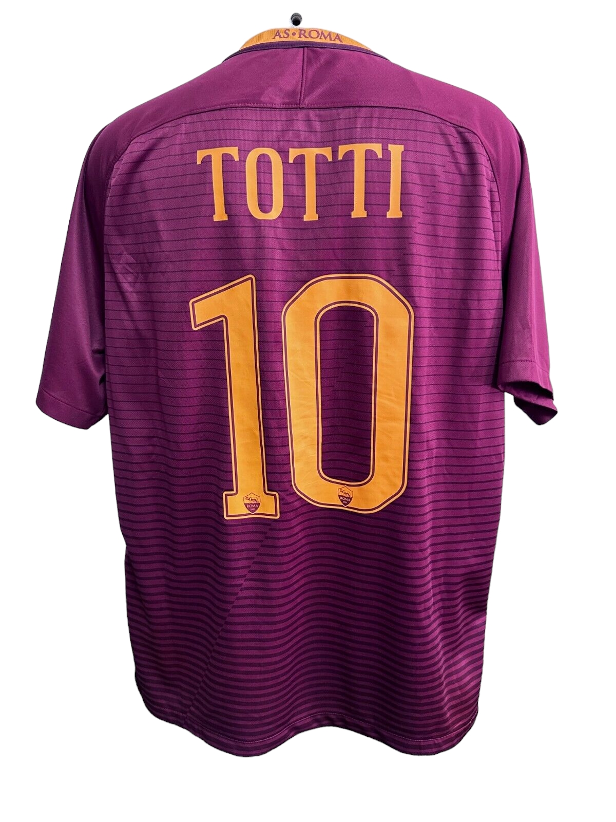 Maillot Roma Totti Match Issue Dernier Match Shirt Jersey Camiseta COA