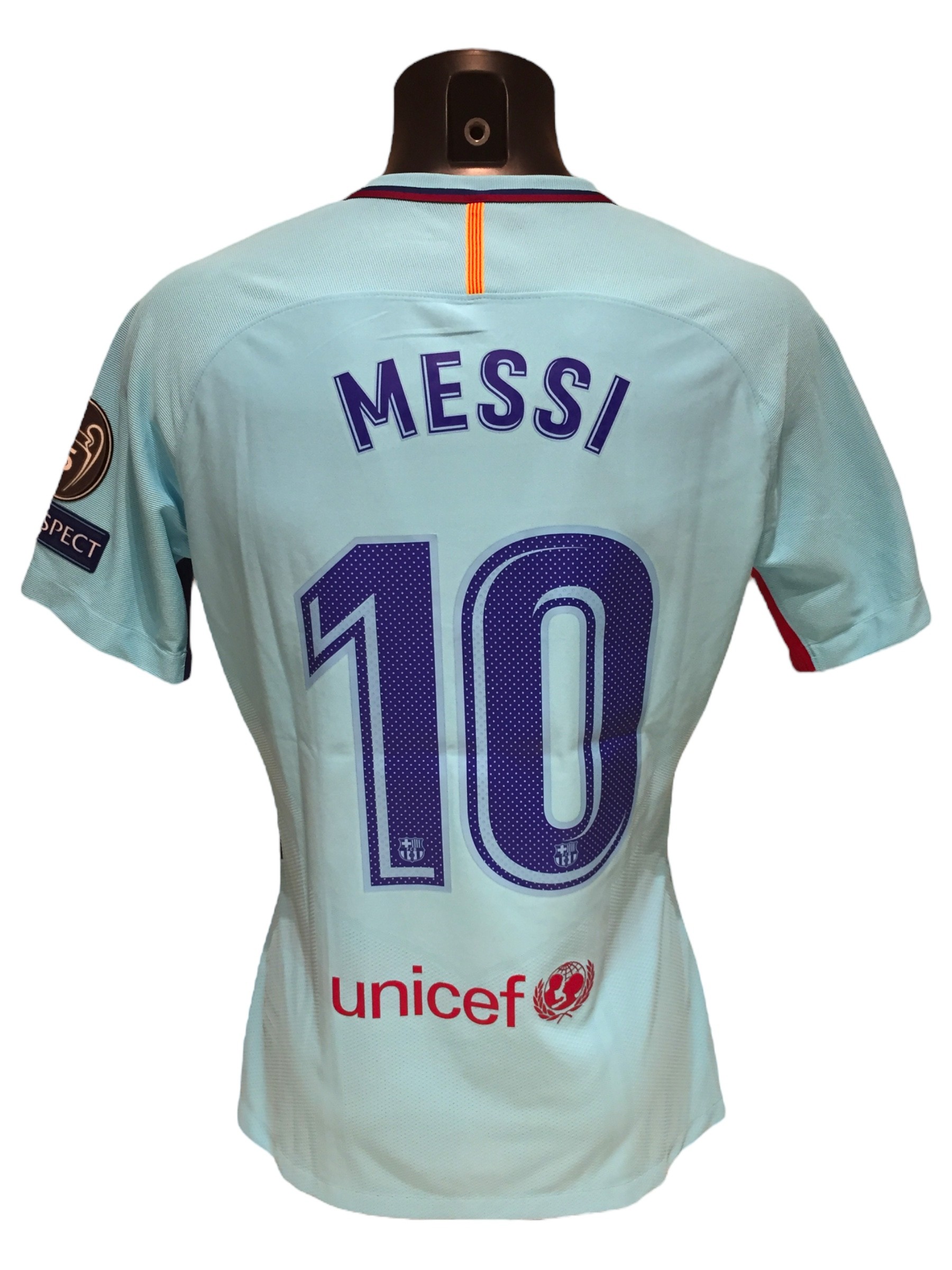 Barcelona 10 MESSI Shirt producte oficial FCB UNICEF size 12