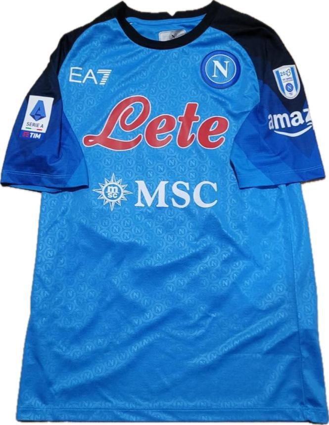 Maillot Yepes Sampdoria 2023-2024 - Spécial Mihajlovic - Taille M - Porté En Match - Occasion - Blanc