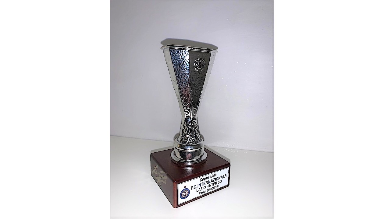 Replica UEFA Cup - Signed by Javier Zanetti - CharityStars