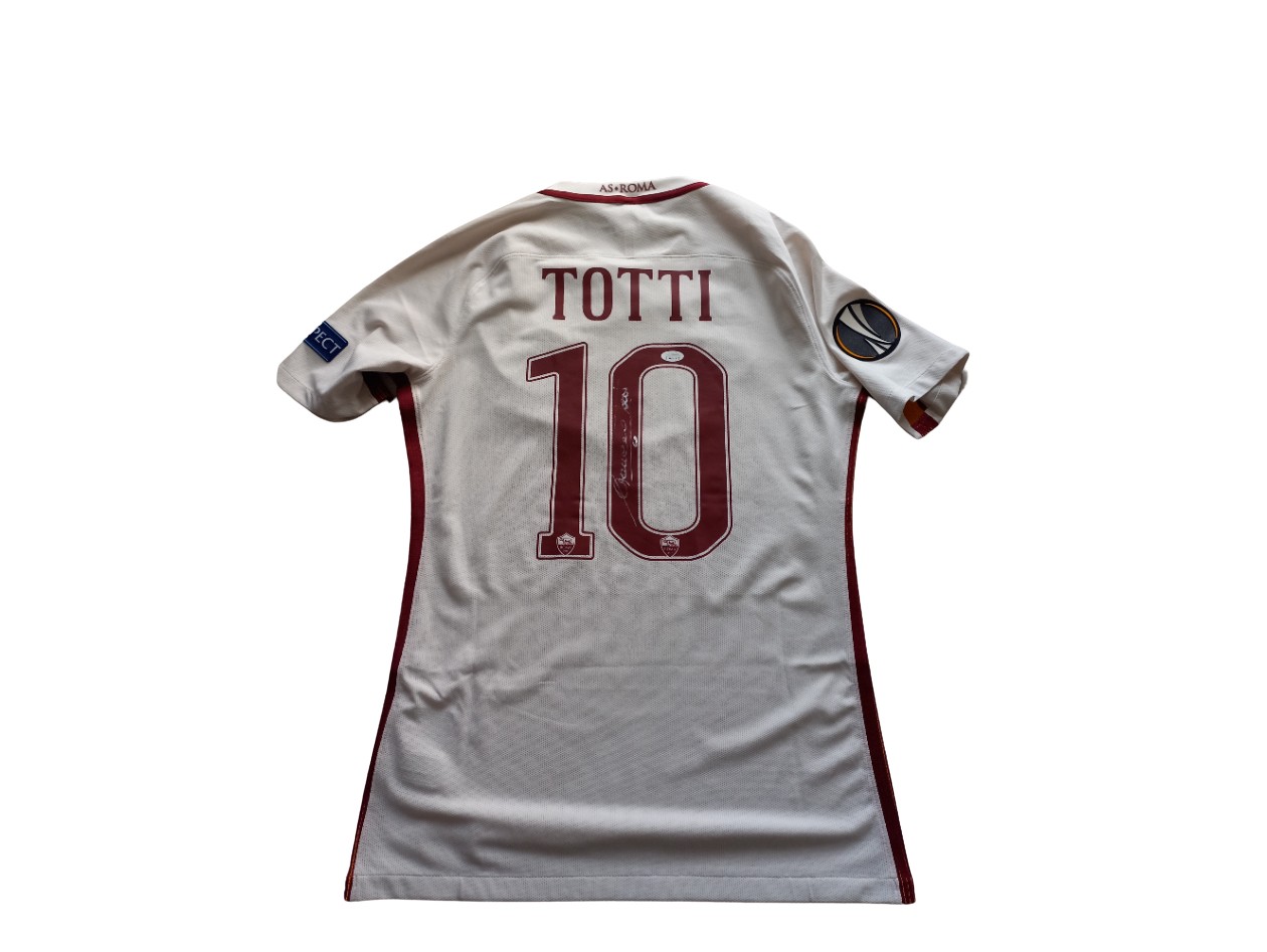 Maglia Celebrativa Totti Roma For Ever X, 2017/18 - Autografata -  CharityStars