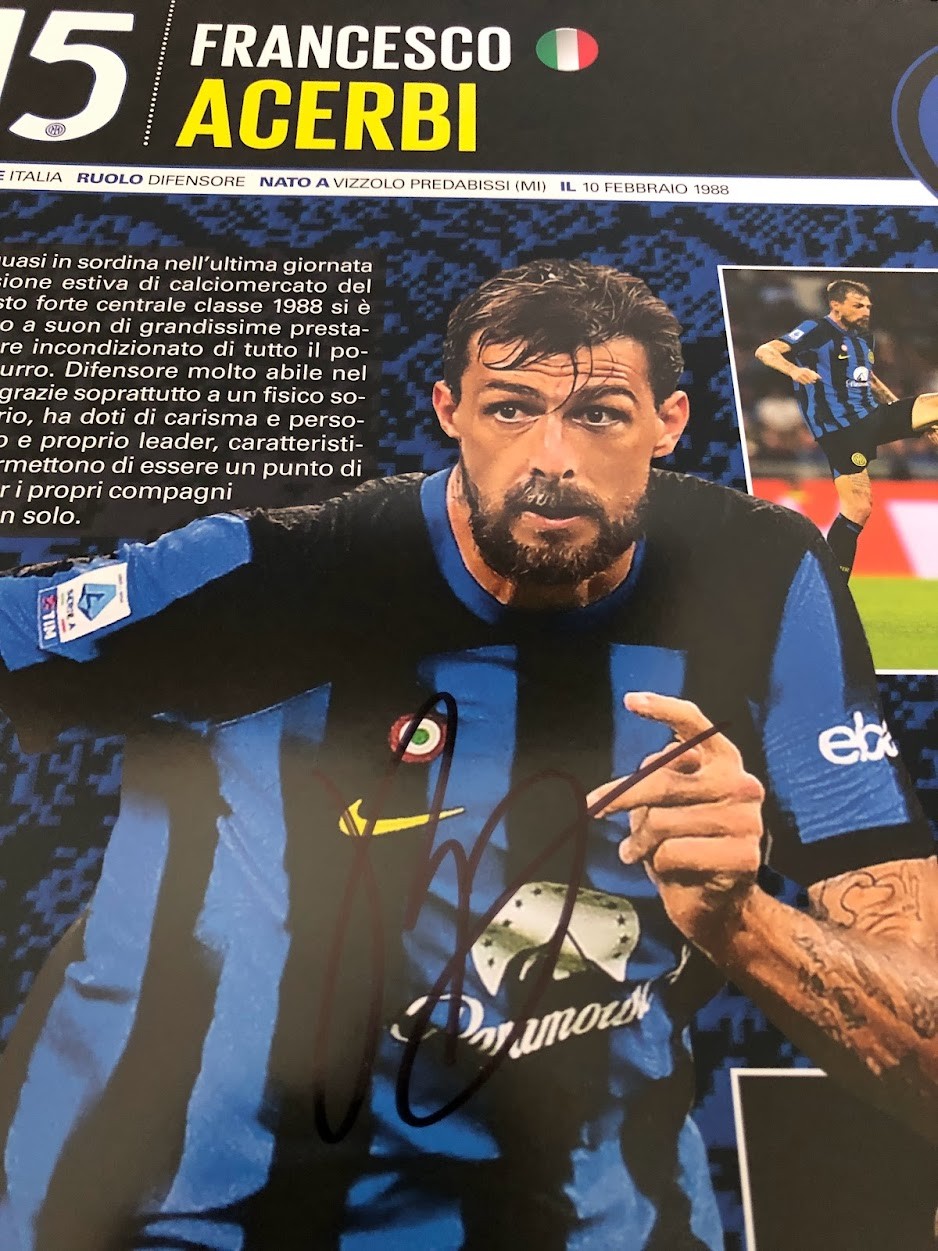 Inter Official Calendar 2024 - Signed by the players - CharityStars