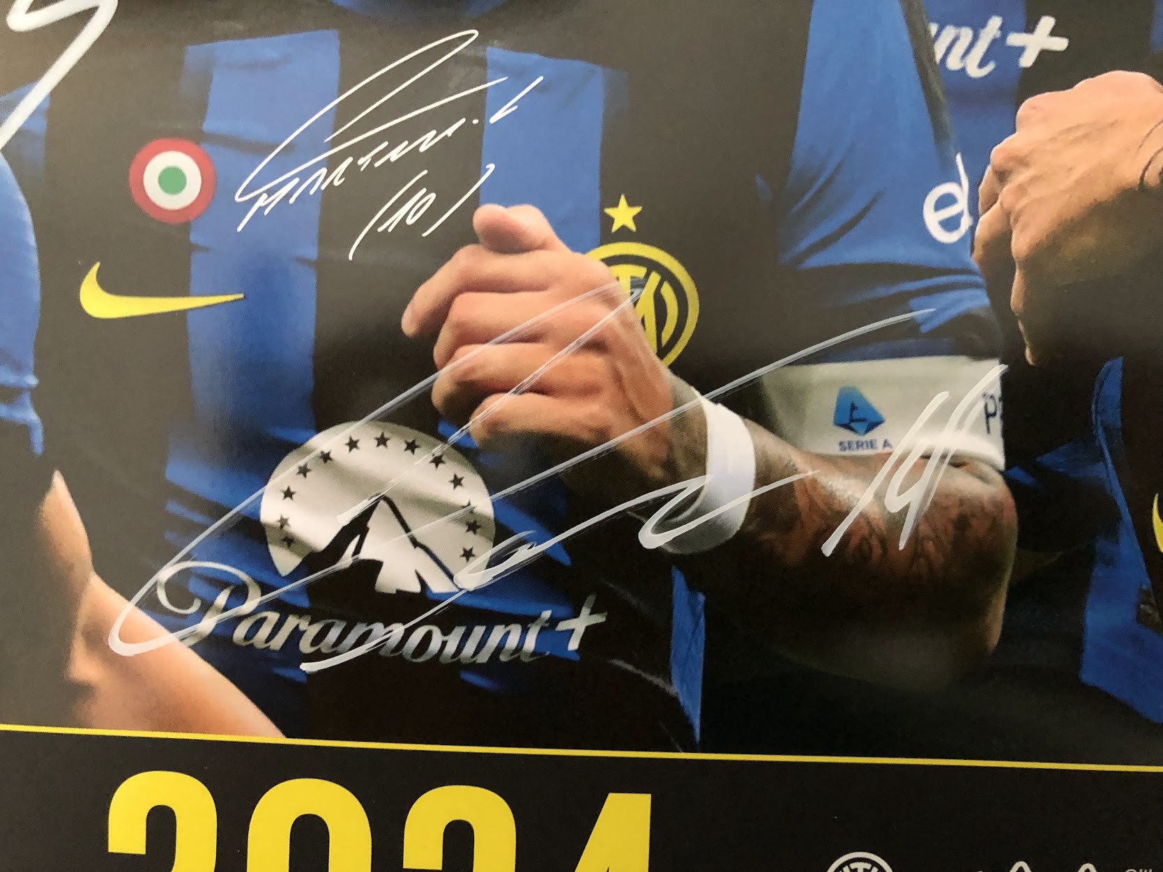 Official Inter FC Calendar, 2024 - Signed by the Players - CharityStars