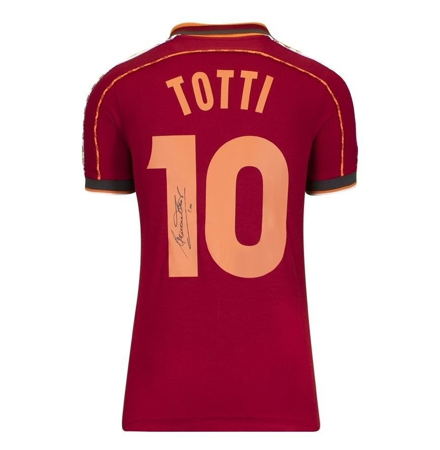 Francesco Totti AS Roma Signed Shirt