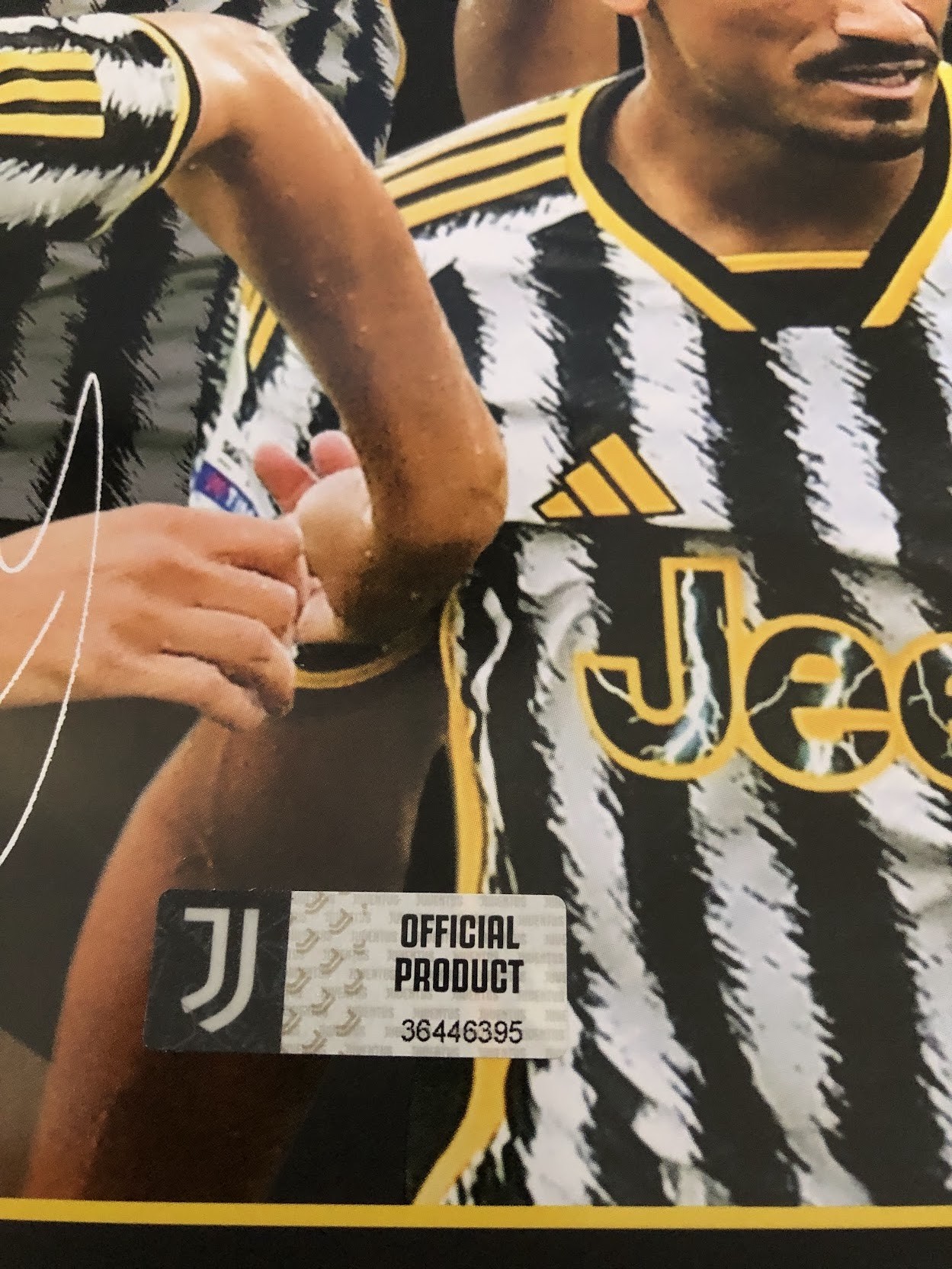 Calendario ufficiale Juventus 2024 Autografato dai giocatori