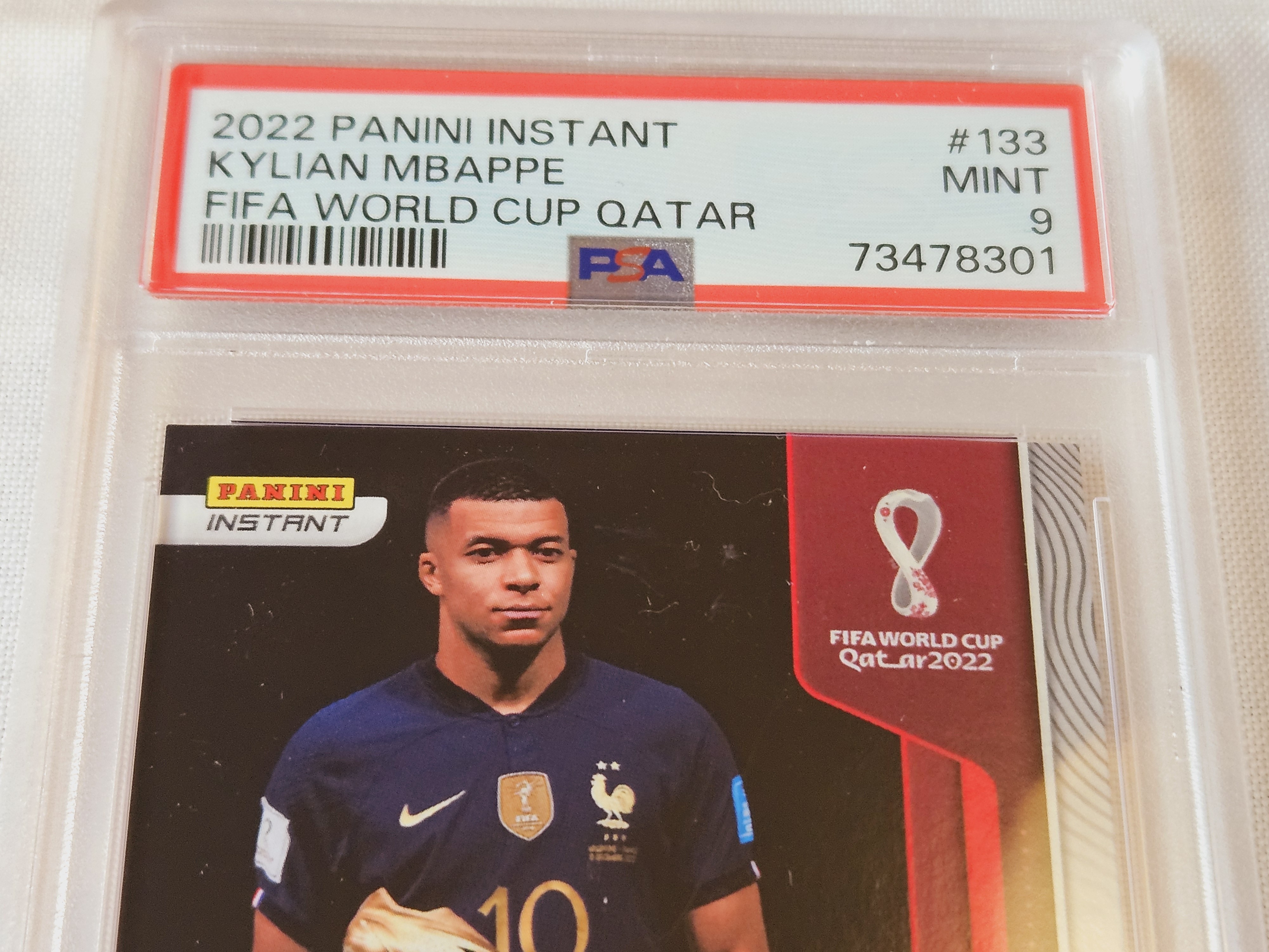 Kylian Mbappe FIFA World Cup Panini Instant Card 2022 - #133 - CharityStars