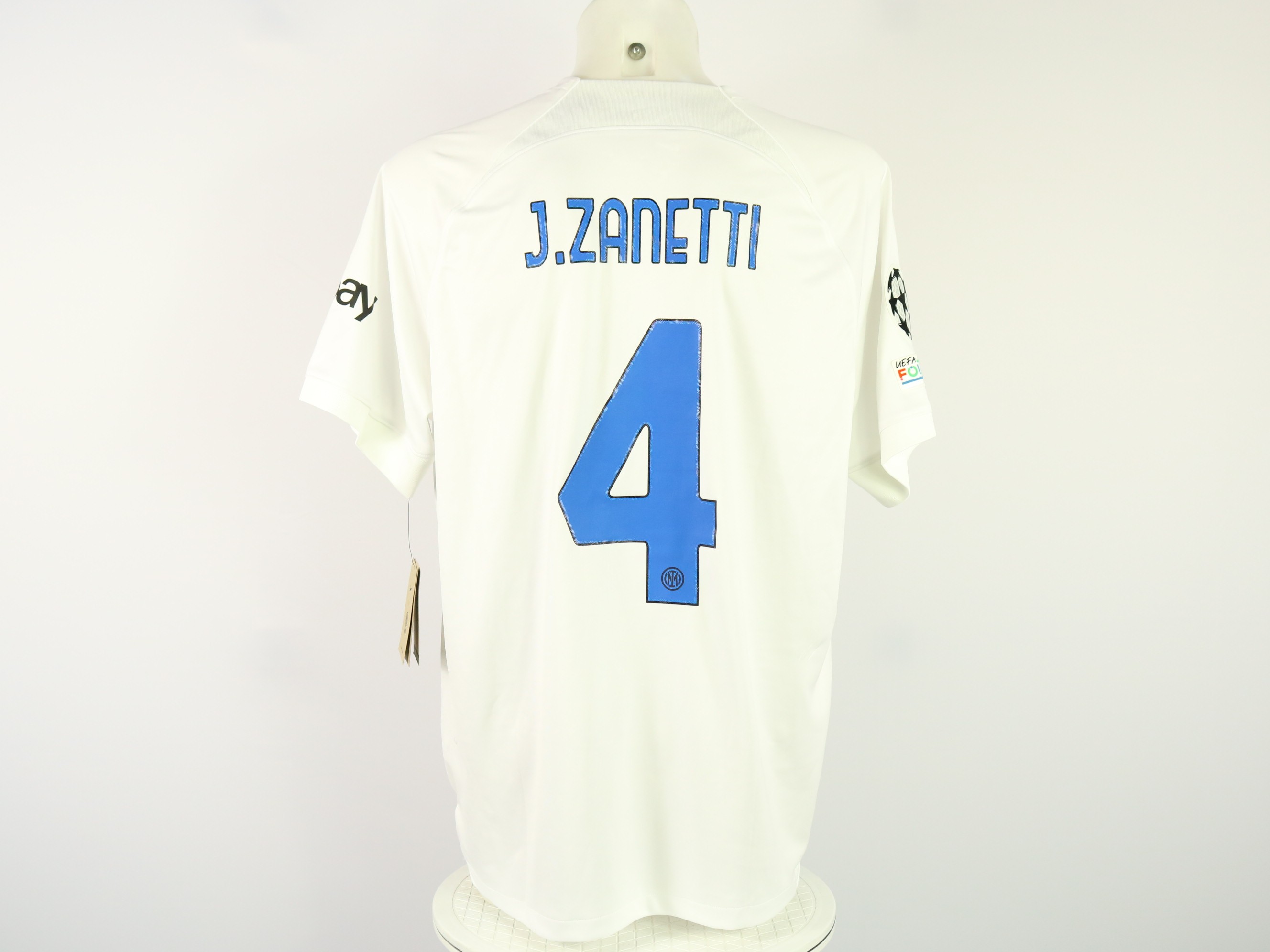 Zanetti Shirt 2003-04 Inter Milan Basic Home Shirt #4 8/10