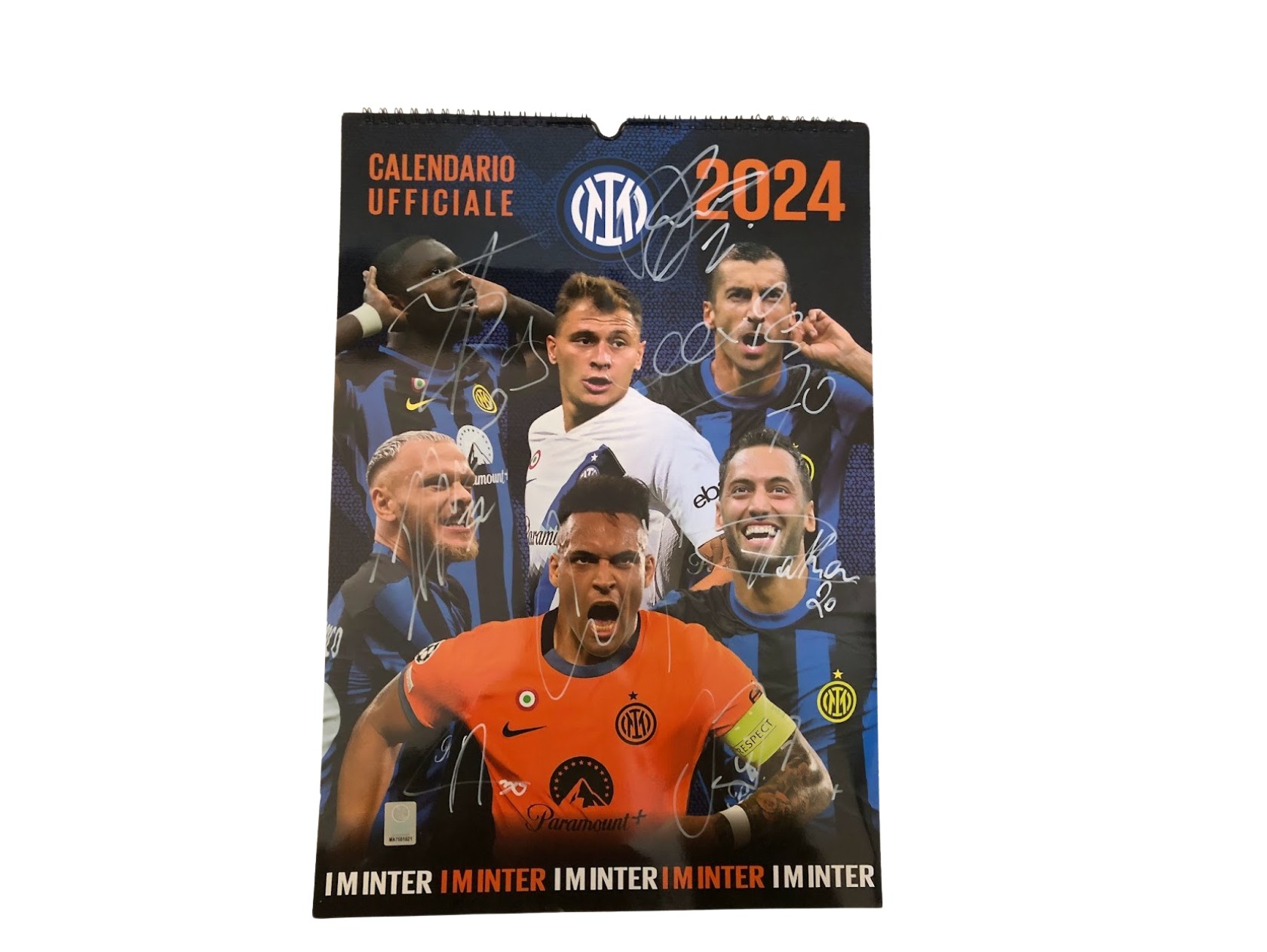 Inter Official Calendar 2024 - Signed by the players - CharityStars