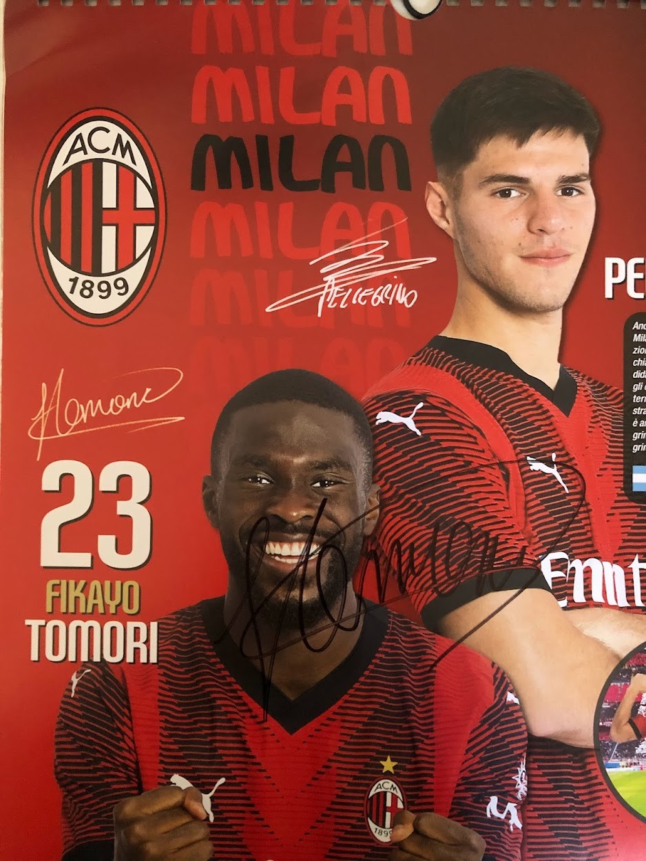 Milan Official Calendar 2024 - Signed by the players - CharityStars