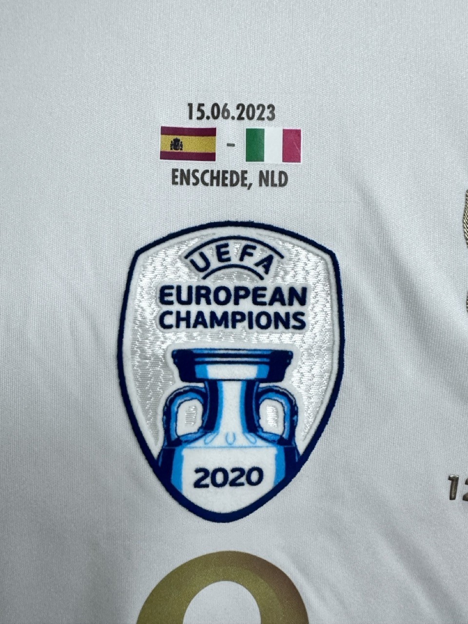 Jorginho's Match Shirt, Spain vs Italy 2023 - 125° Anniversary FIGC ...