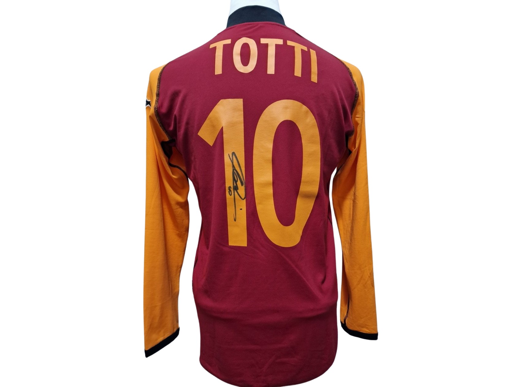 AUTOGRAFO DI FRANCESCO TOTTI MAGLIA UFFICIALE ROMA STORE 2002-2003