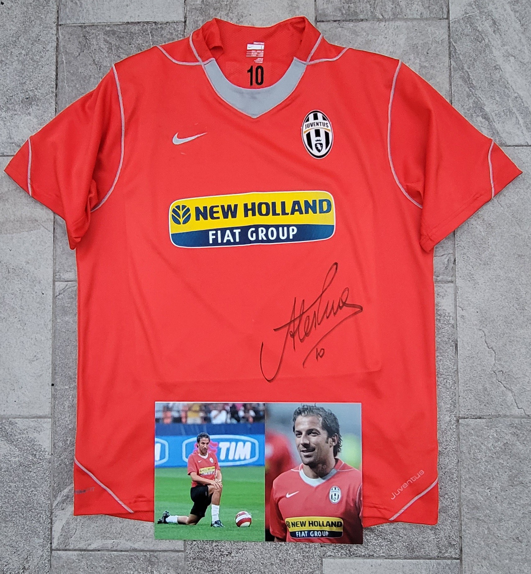 Maglia training Juventus, 2009/10 - Autografata da Alessandro Del