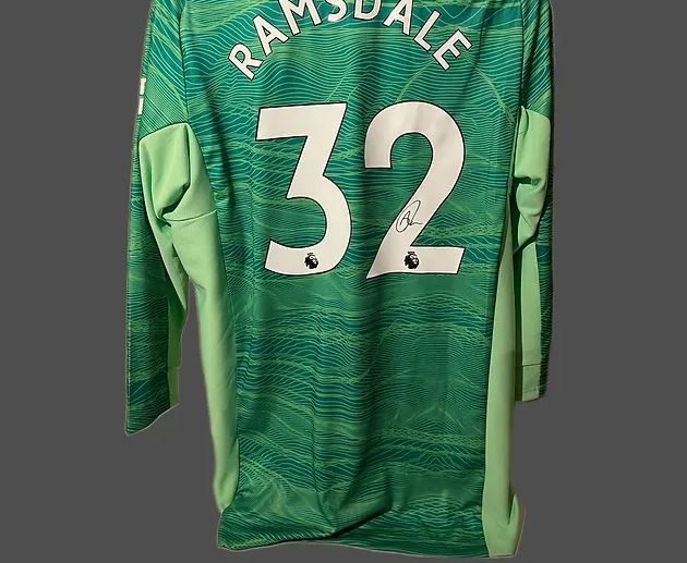 Aaron Ramsdales Arsenal 202122 Signed Official Player Issue Shirt