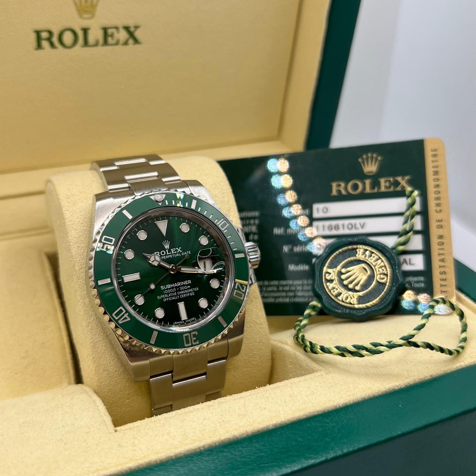 Rolex Submariner Hulk 116610LV 2014 CharityStars