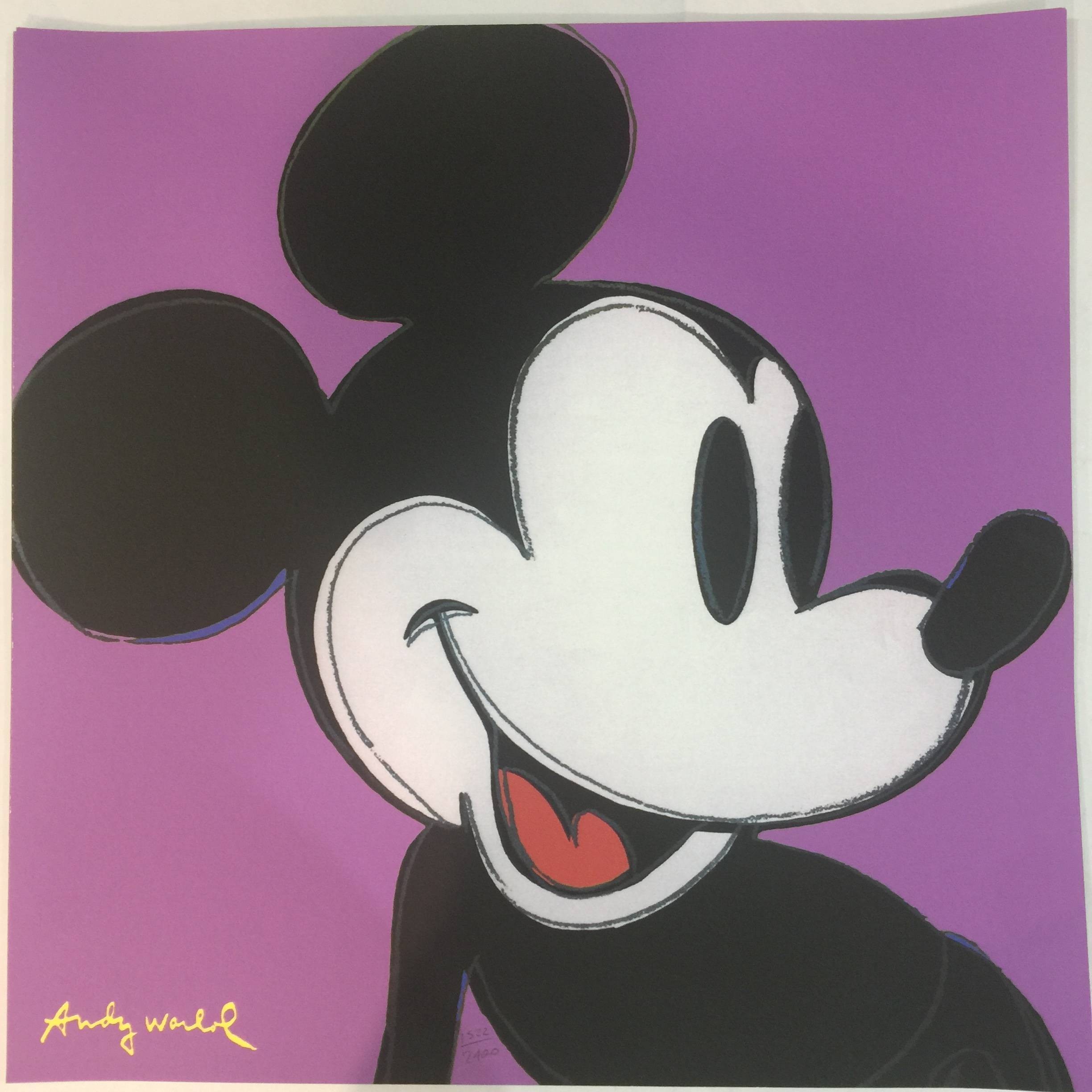 Mickey Mouse, Andy Warhol (after) - CharityStars