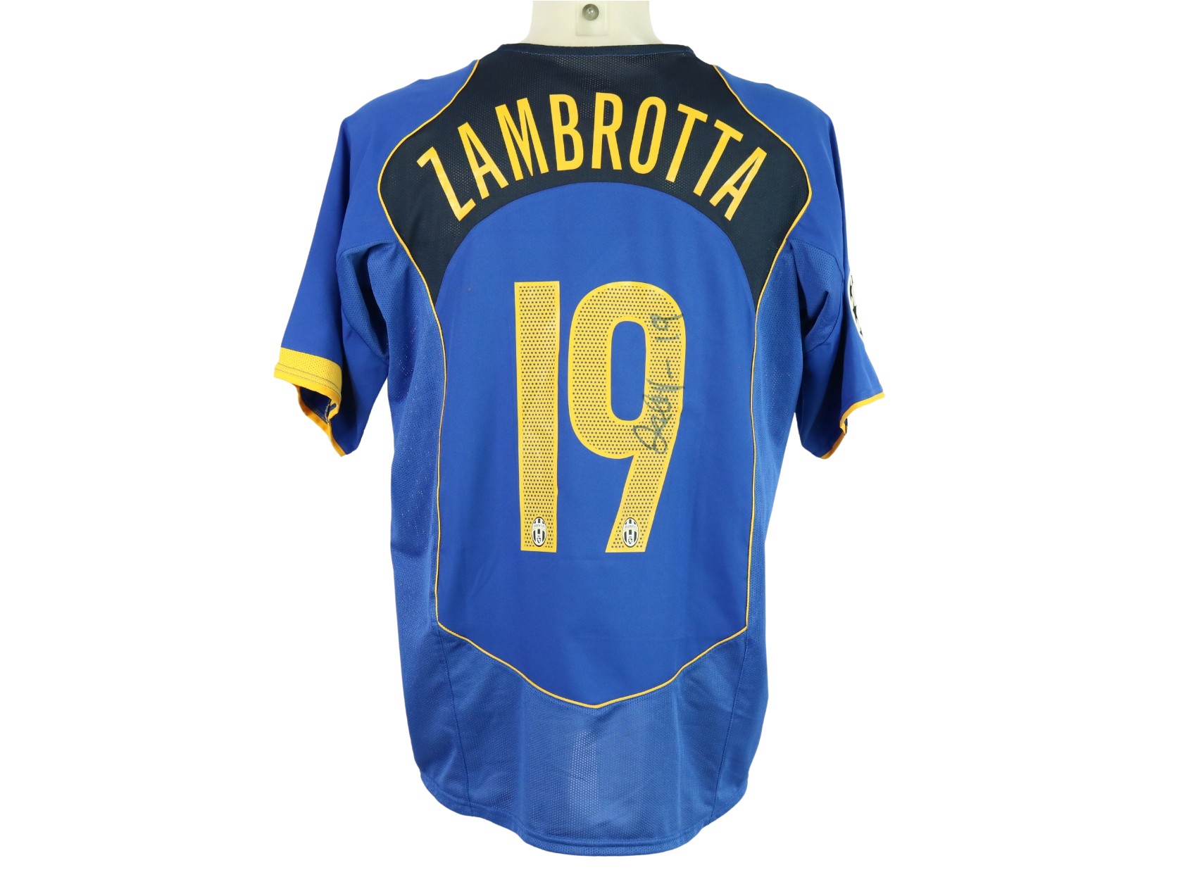 Zambrotta's Juventus Signed Match Shirt, 2004/05 - CharityStars