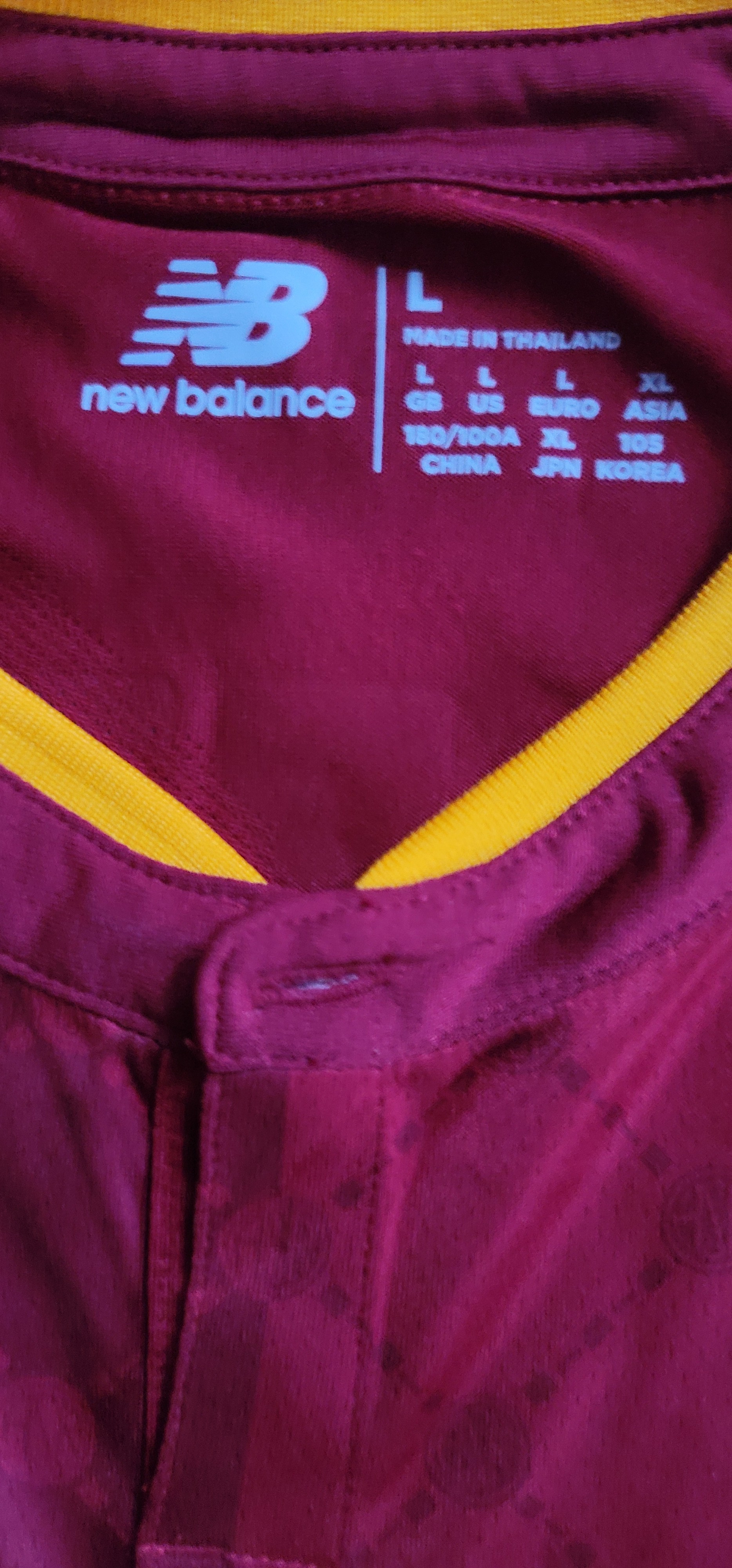 2022-23 AS Roma SPINAZZOLA 37 Third Shirt Official Player Issue Size Name Number Set 7586 1 P