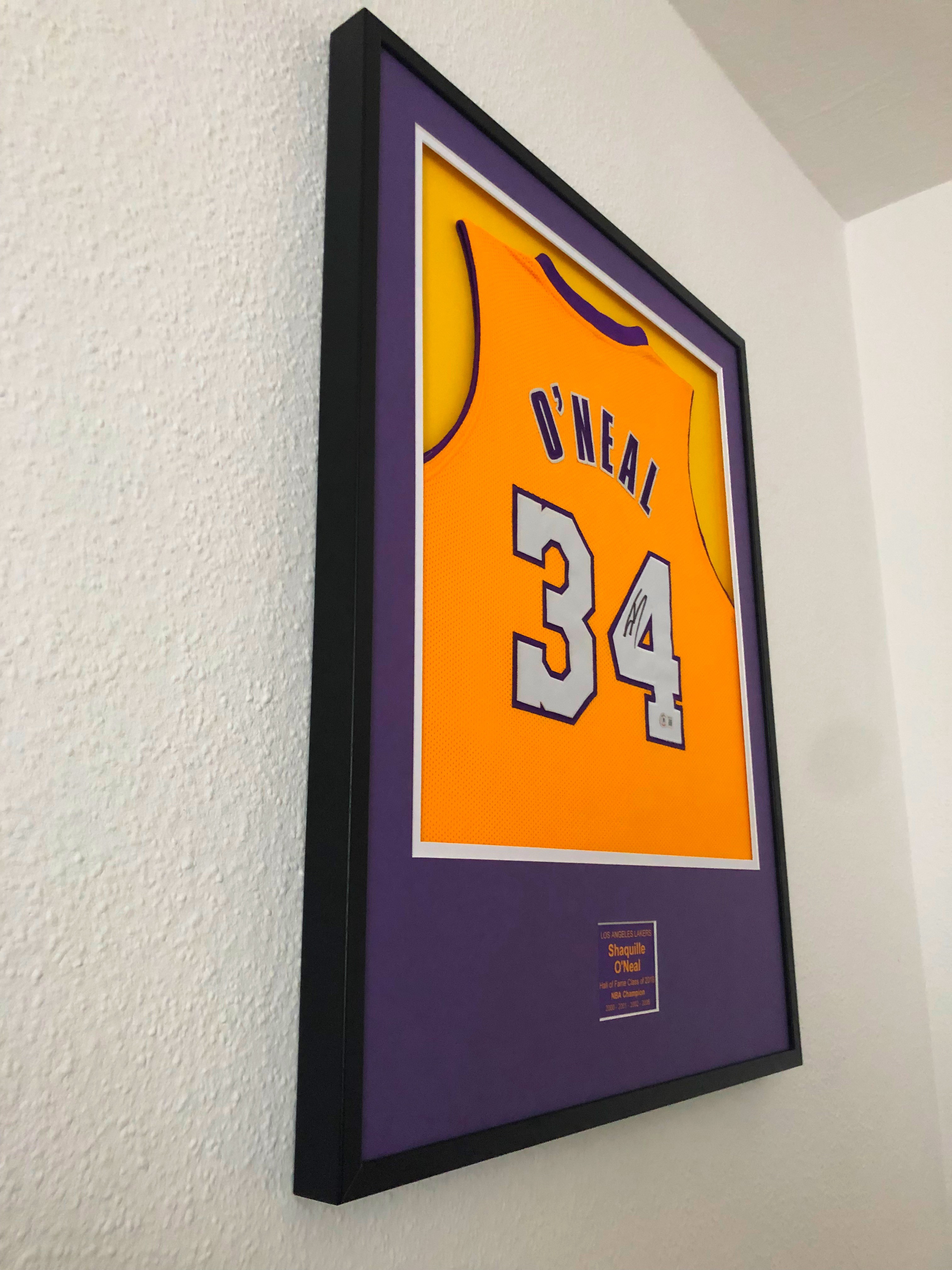 Shaquille O'Neal Signed And Framed Lakers Jersey - CharityStars