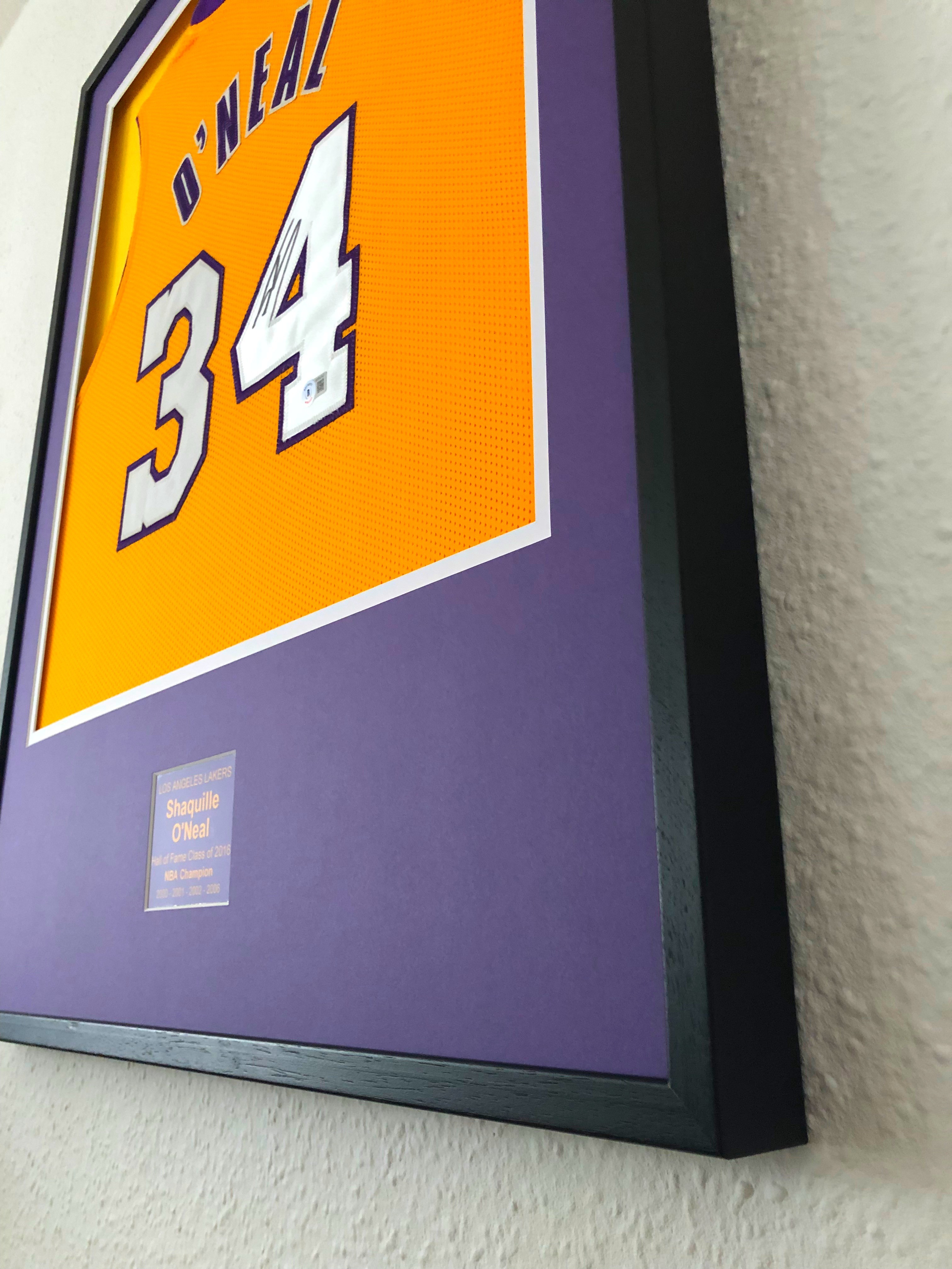 Shaquille O'Neal Signed And Framed Lakers Jersey - CharityStars