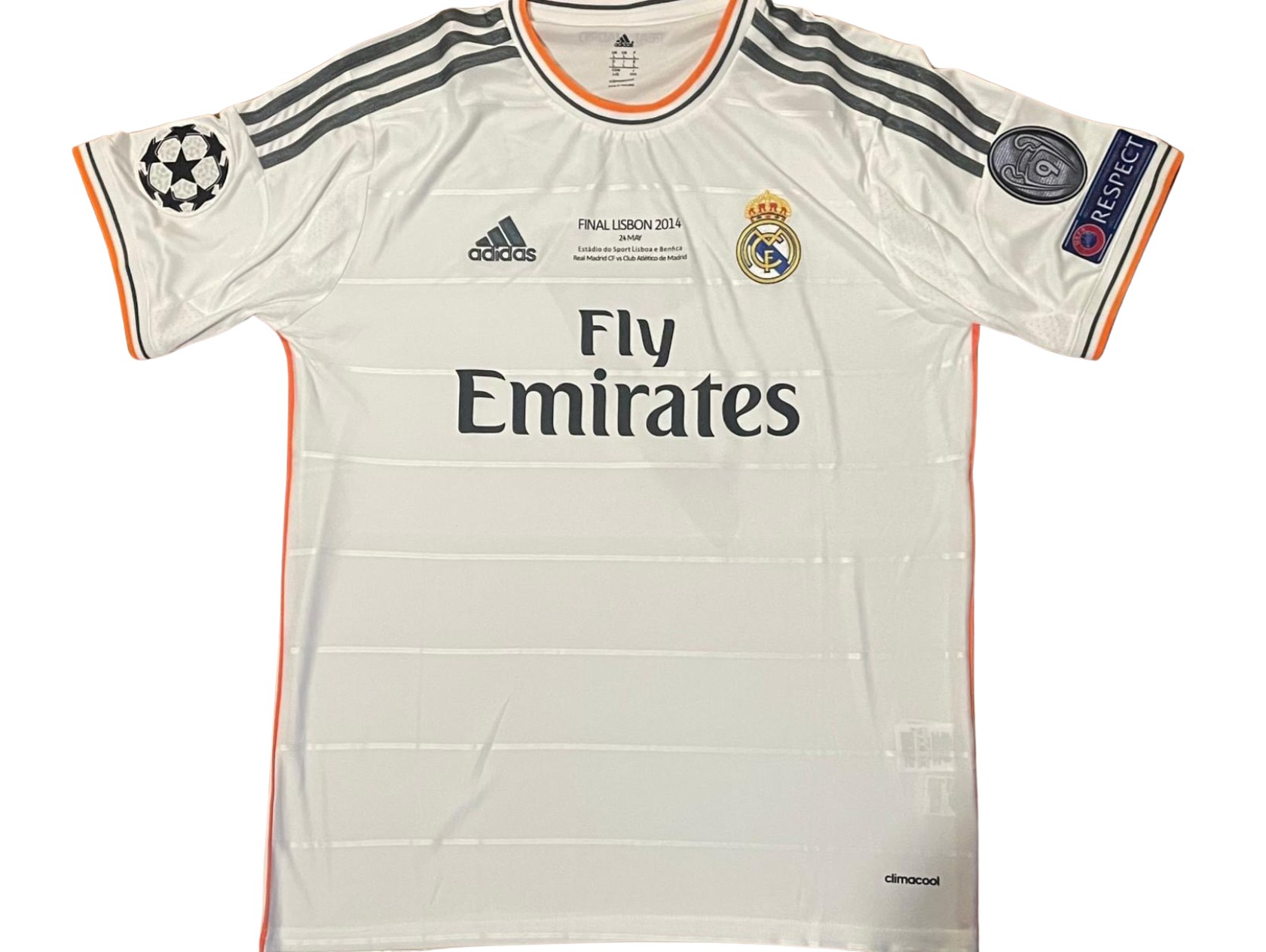 13-14 Real Madrid CL10回優勝記念シャツ インポートL Adidas Real