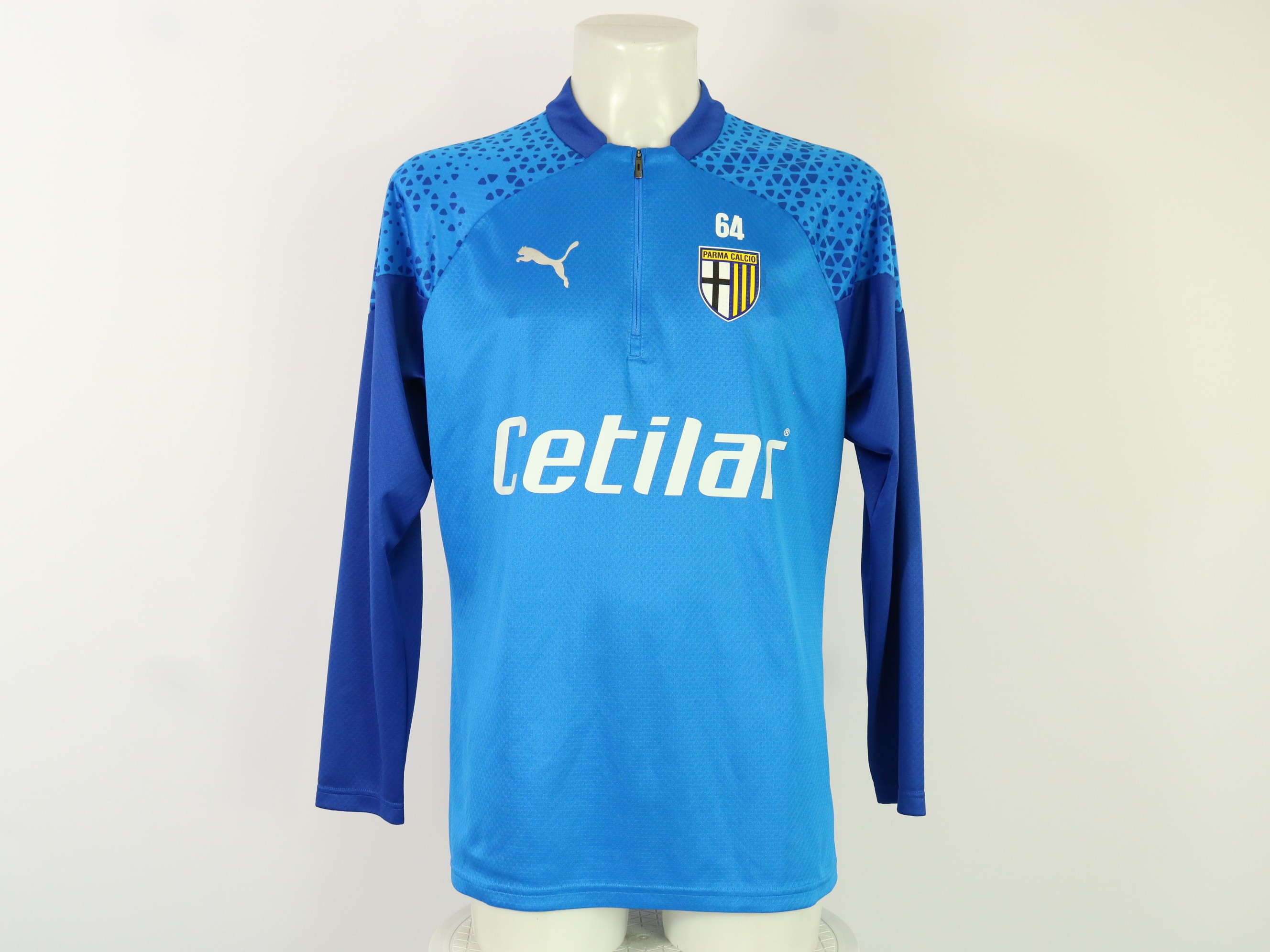 Maillot Porté AC Parma Domicile N°7 - PUMA - Manches Longues - Taille M
