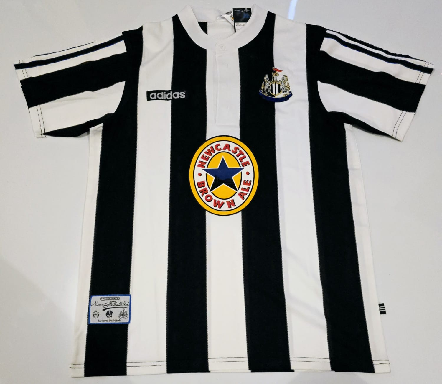 Alan Shearer's Newcastle United 1996/97 Signed Replica Shirt