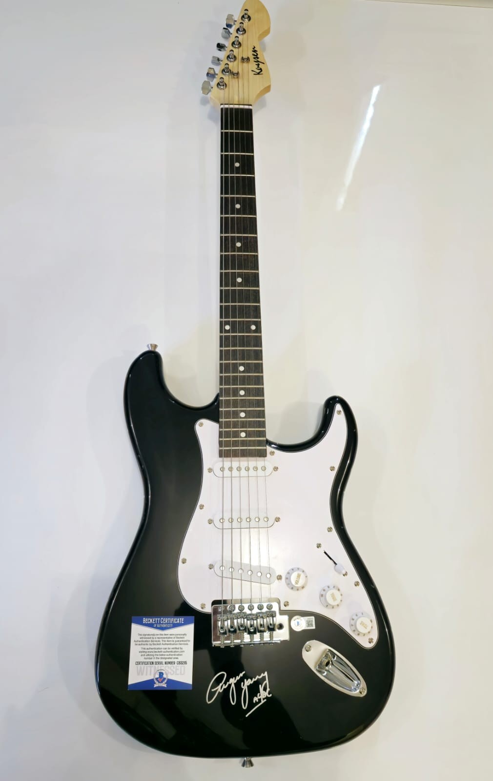Angus Young AC/DC Signed Electric Guitar - CharityStars